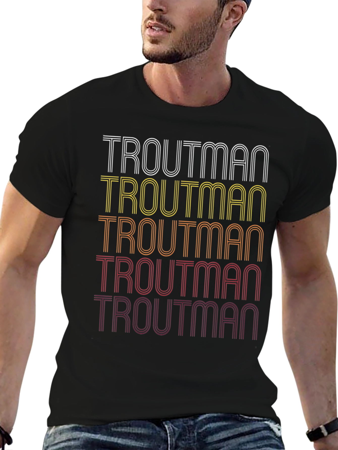 Troutman Retro Style T-Shirt