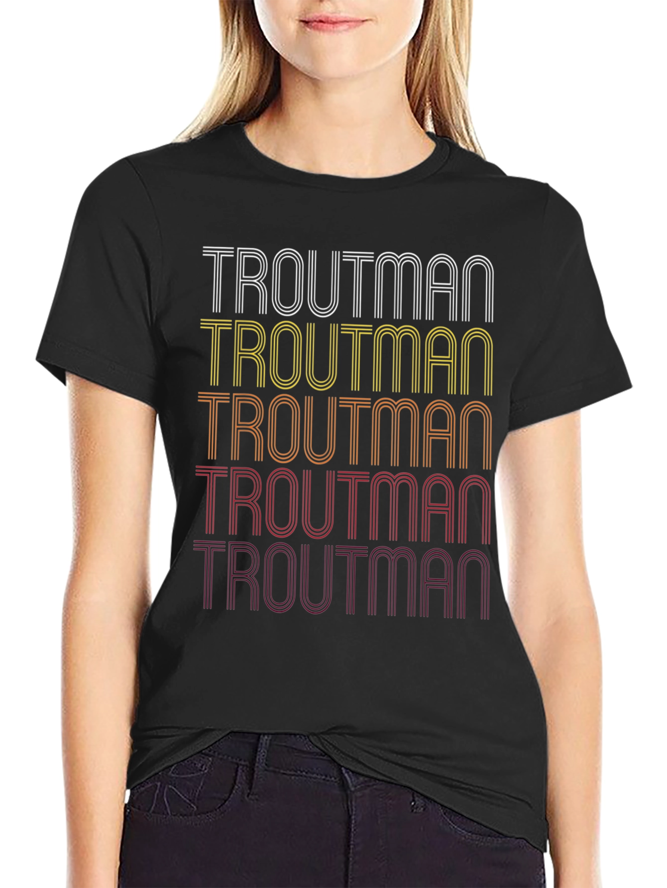 Troutman Retro Style T-Shirt