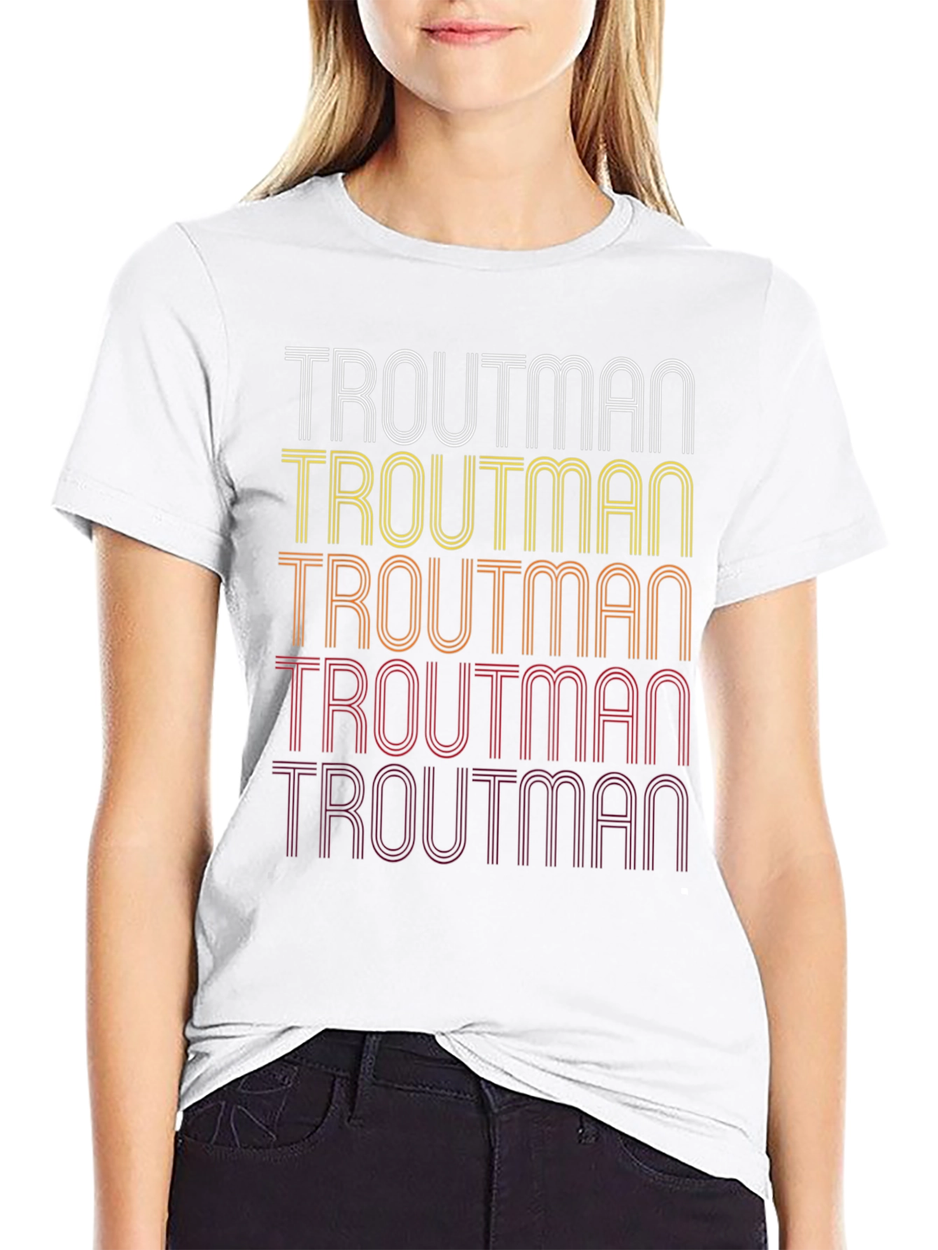 Troutman Retro Style T-Shirt