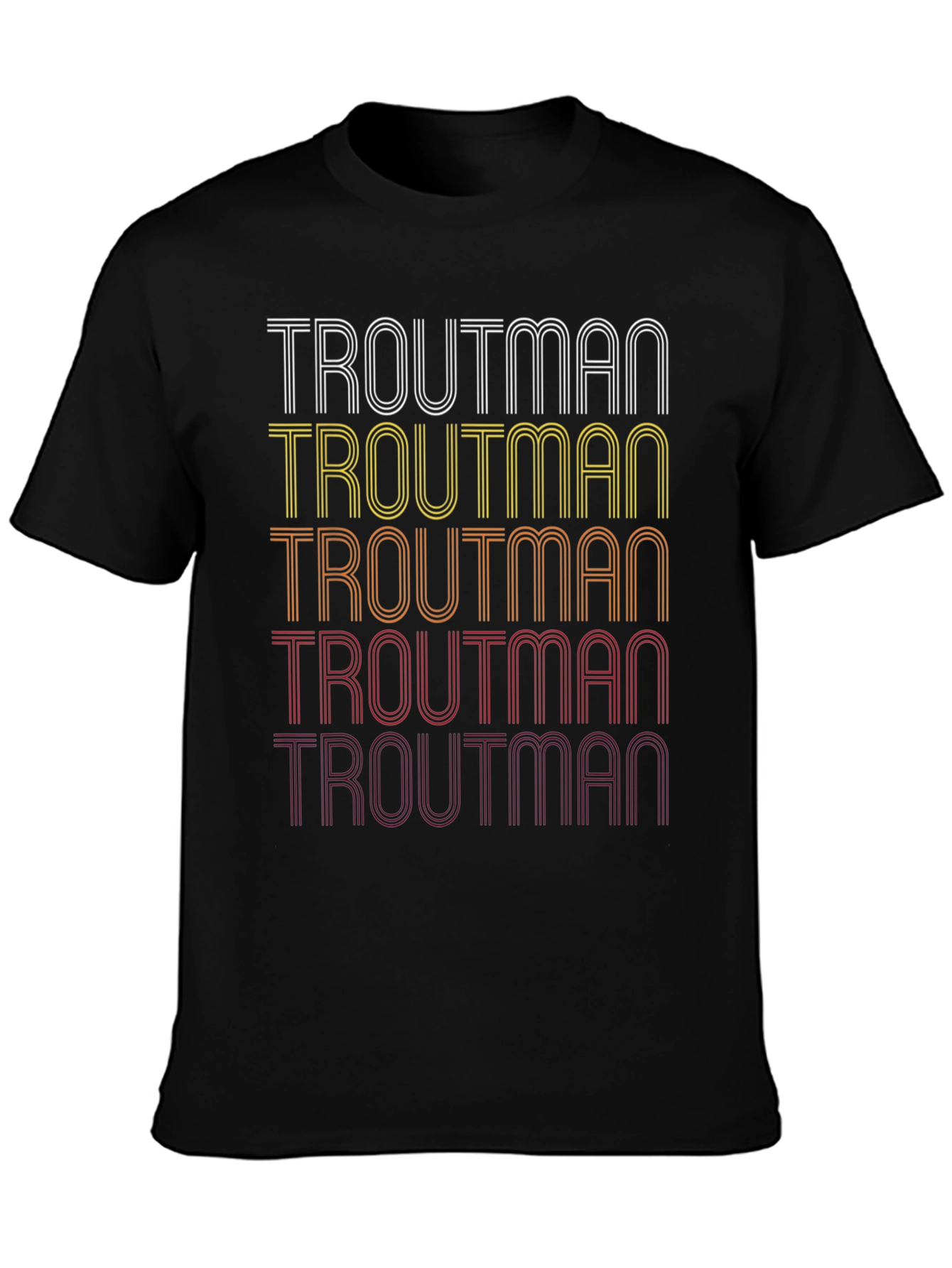 Troutman Retro Style T-Shirt