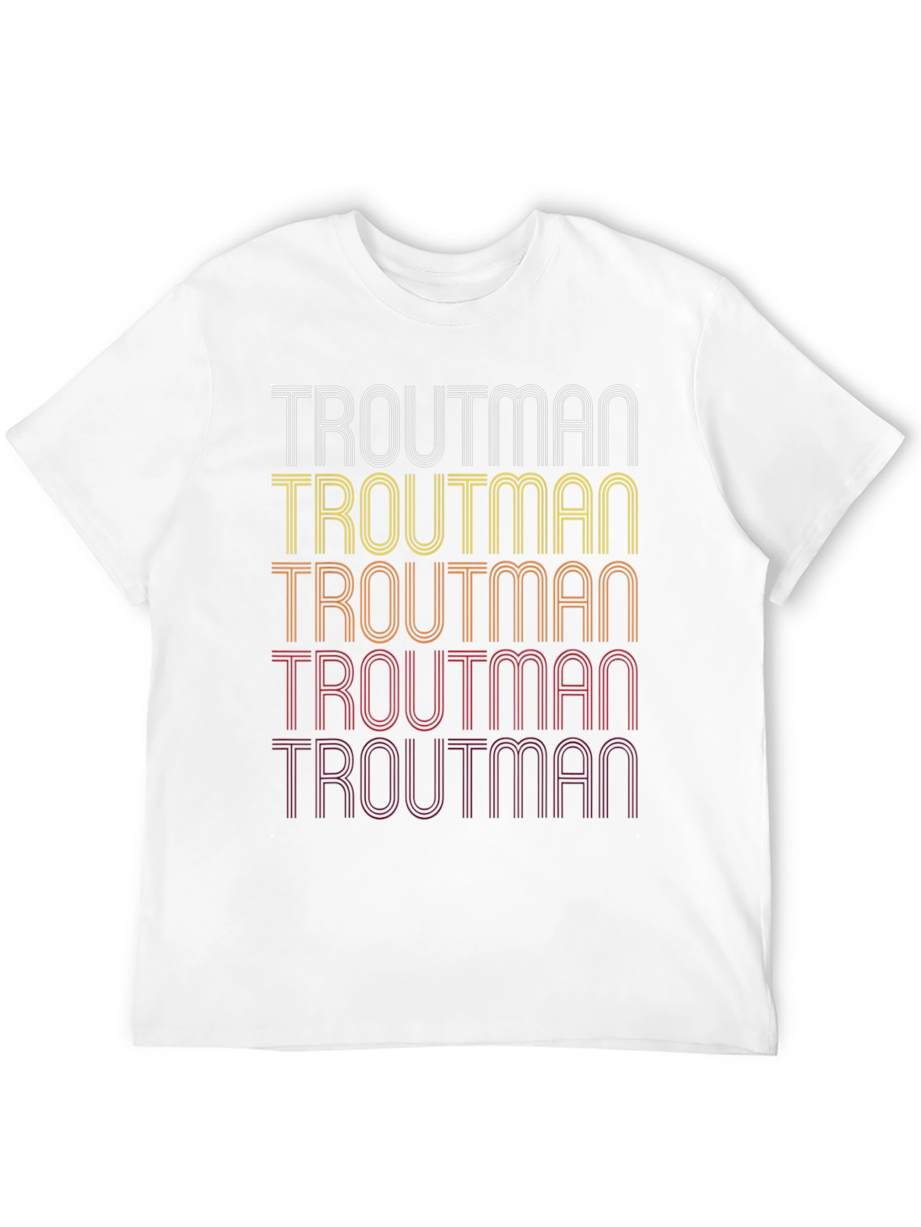 Troutman Retro Style T-Shirt