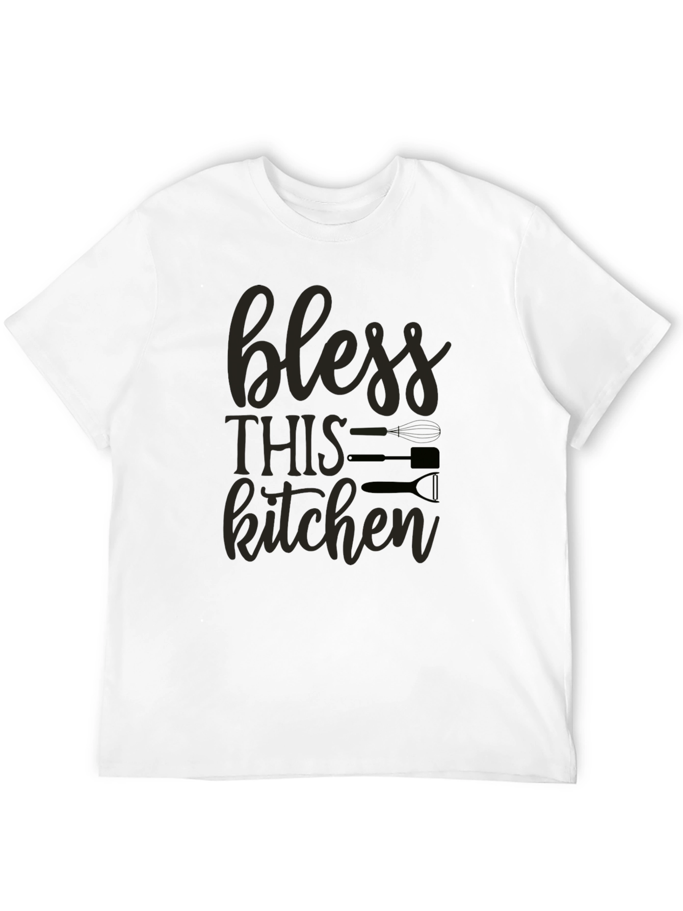 Bless This Kitchen Crew Neck T-Shirt
