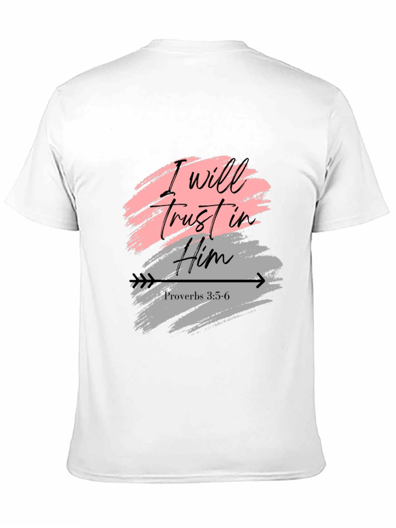 Trust in Him Black T-Shirt