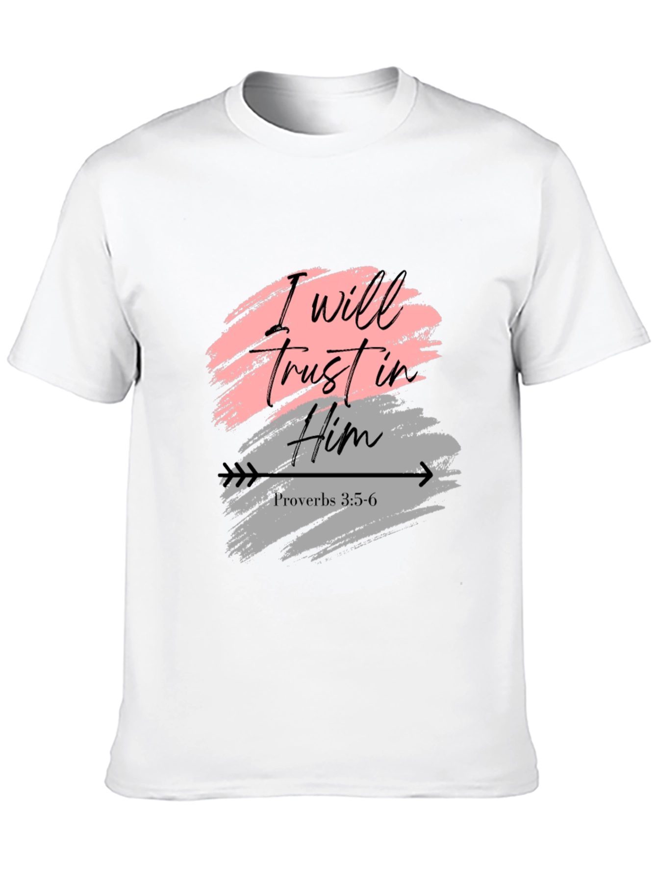 Trust in Him Black T-Shirt