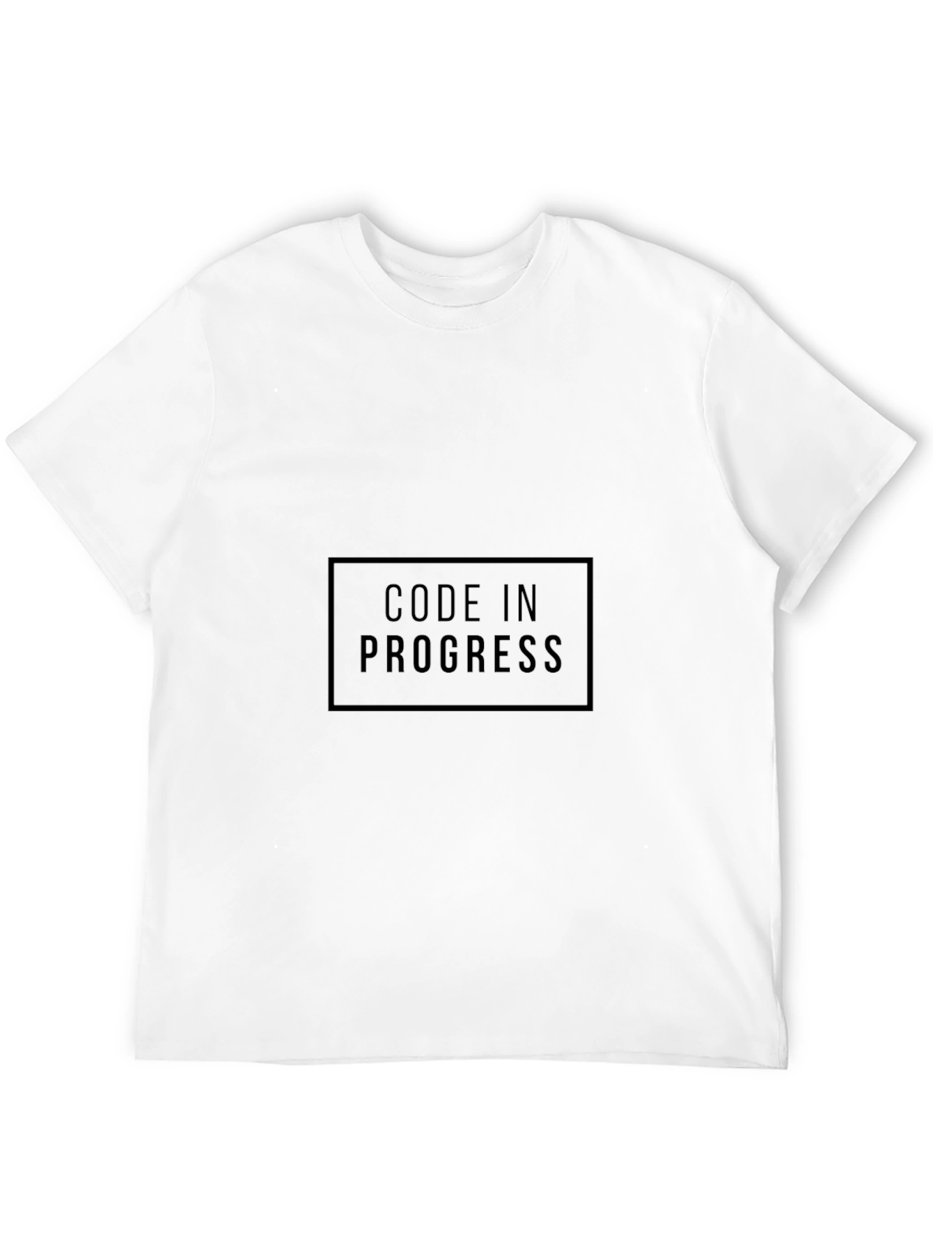 Code In Progress Black T-Shirt