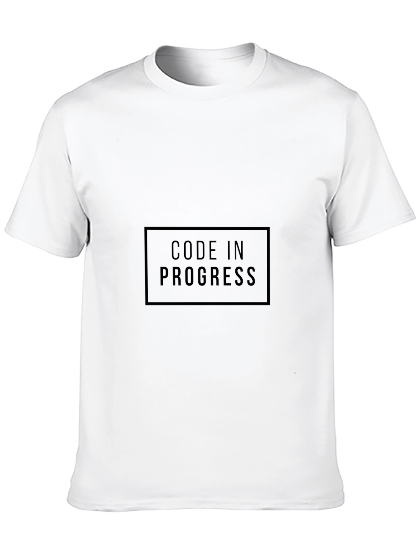 Code In Progress Black T-Shirt