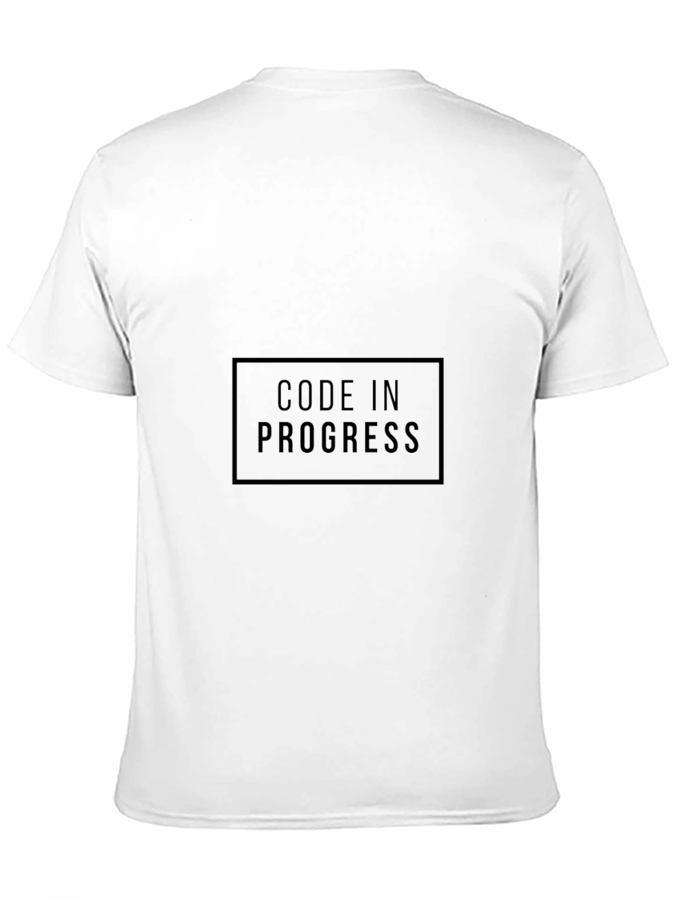 Code In Progress Black T-Shirt