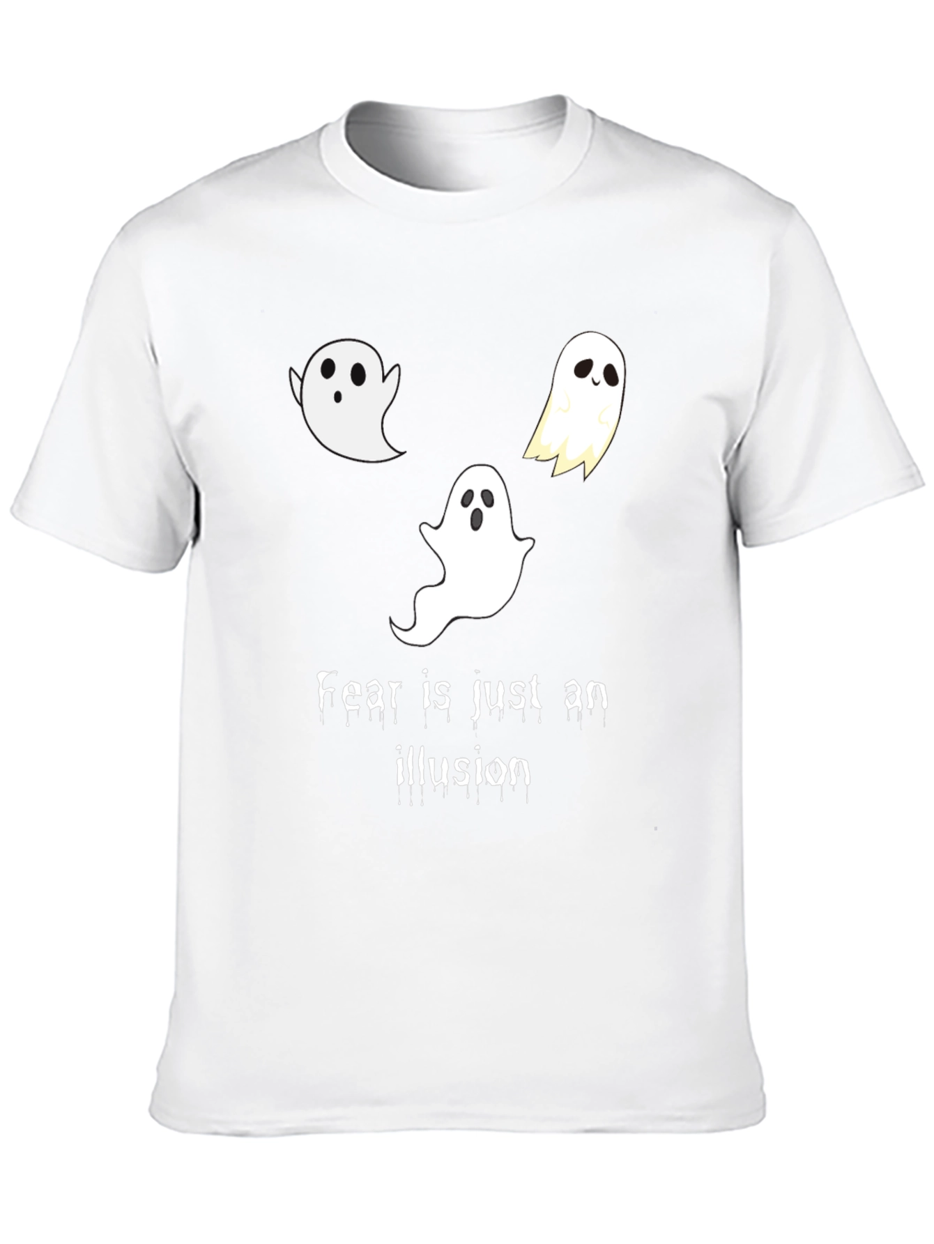 Ghost Illusion T-Shirt - Spooky Halloween Tee