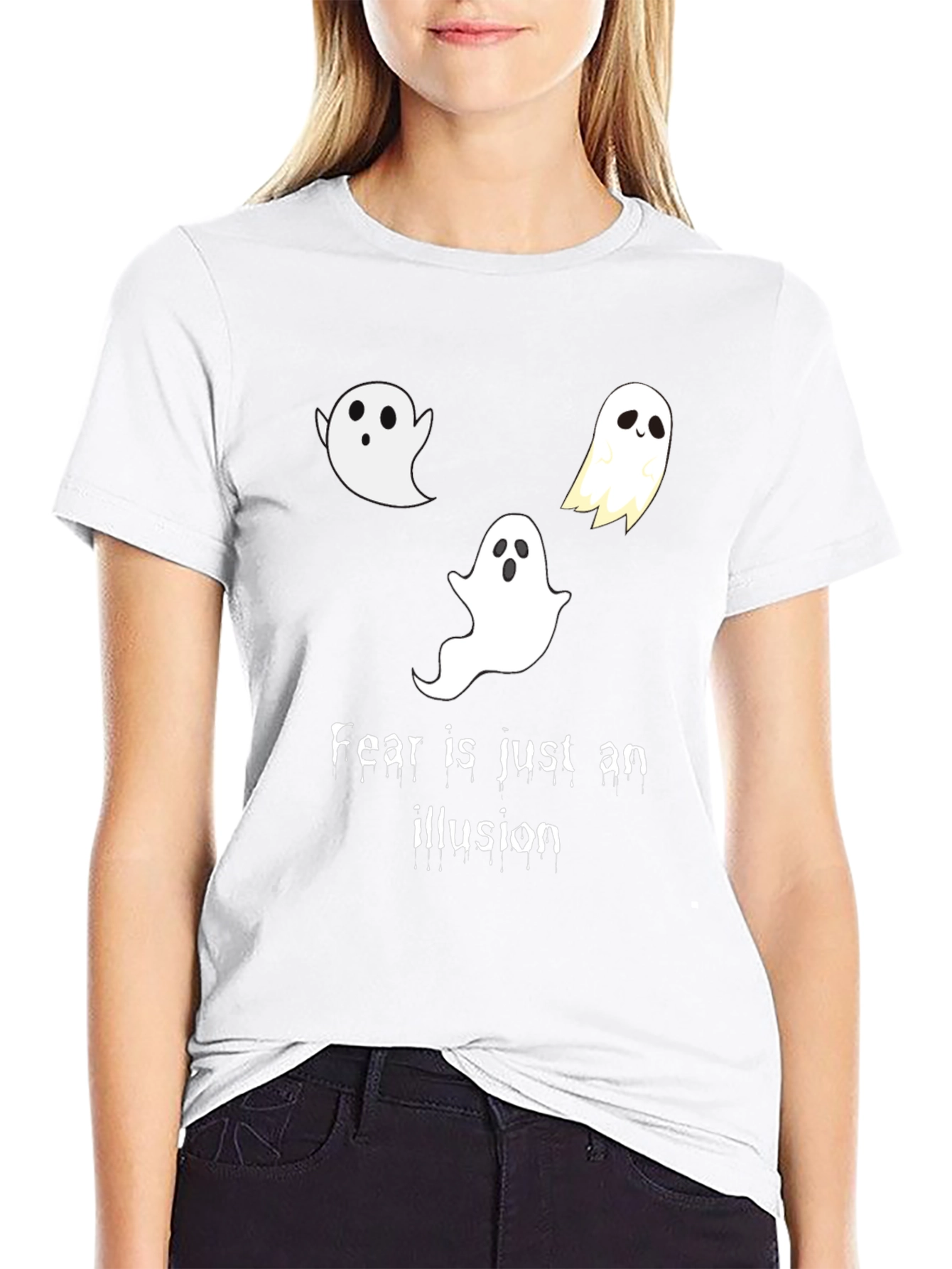 Ghost Illusion T-Shirt - Spooky Halloween Tee
