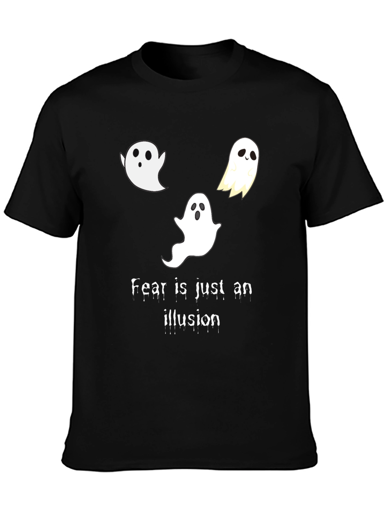 Ghost Illusion T-Shirt - Spooky Halloween Tee