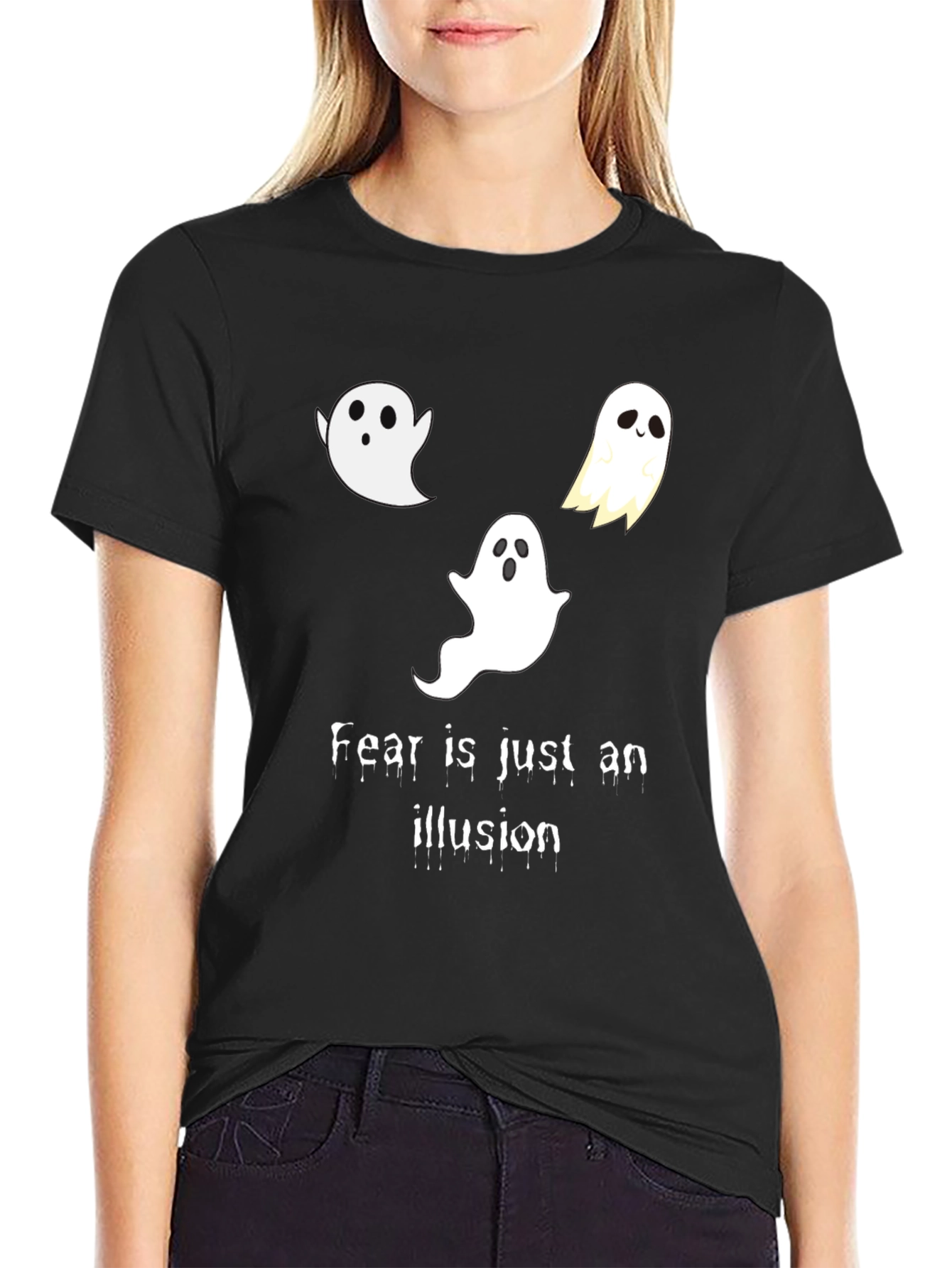 Ghost Illusion T-Shirt - Spooky Halloween Tee