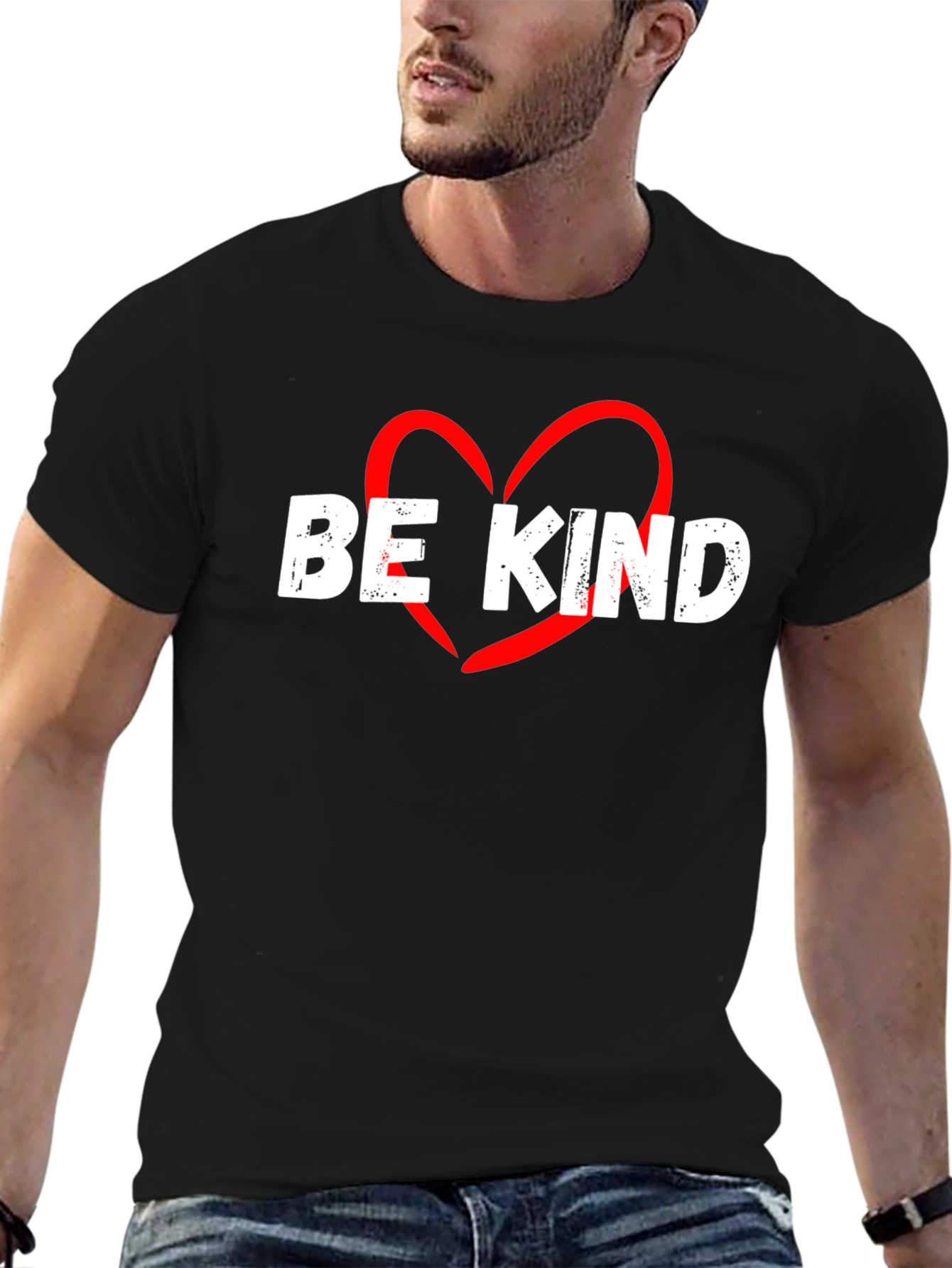 Be Kind Heart Graphic T-Shirt