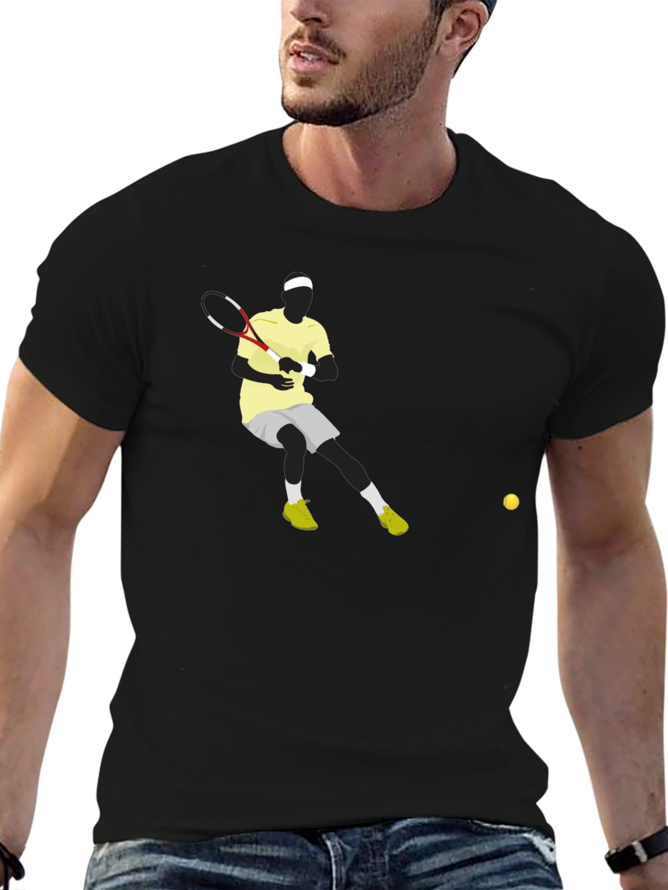 Tennis Player Graphic Tee