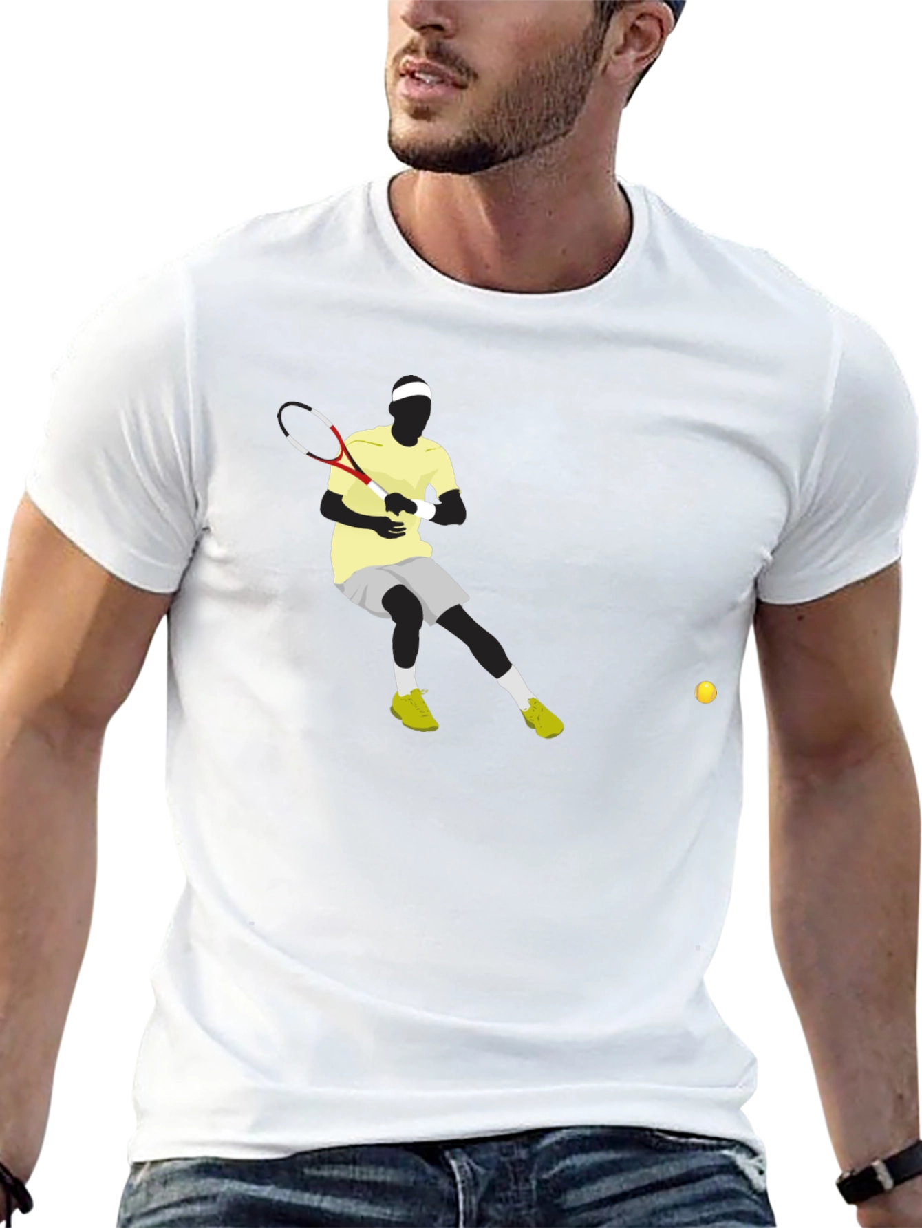 Tennis Player Graphic Tee