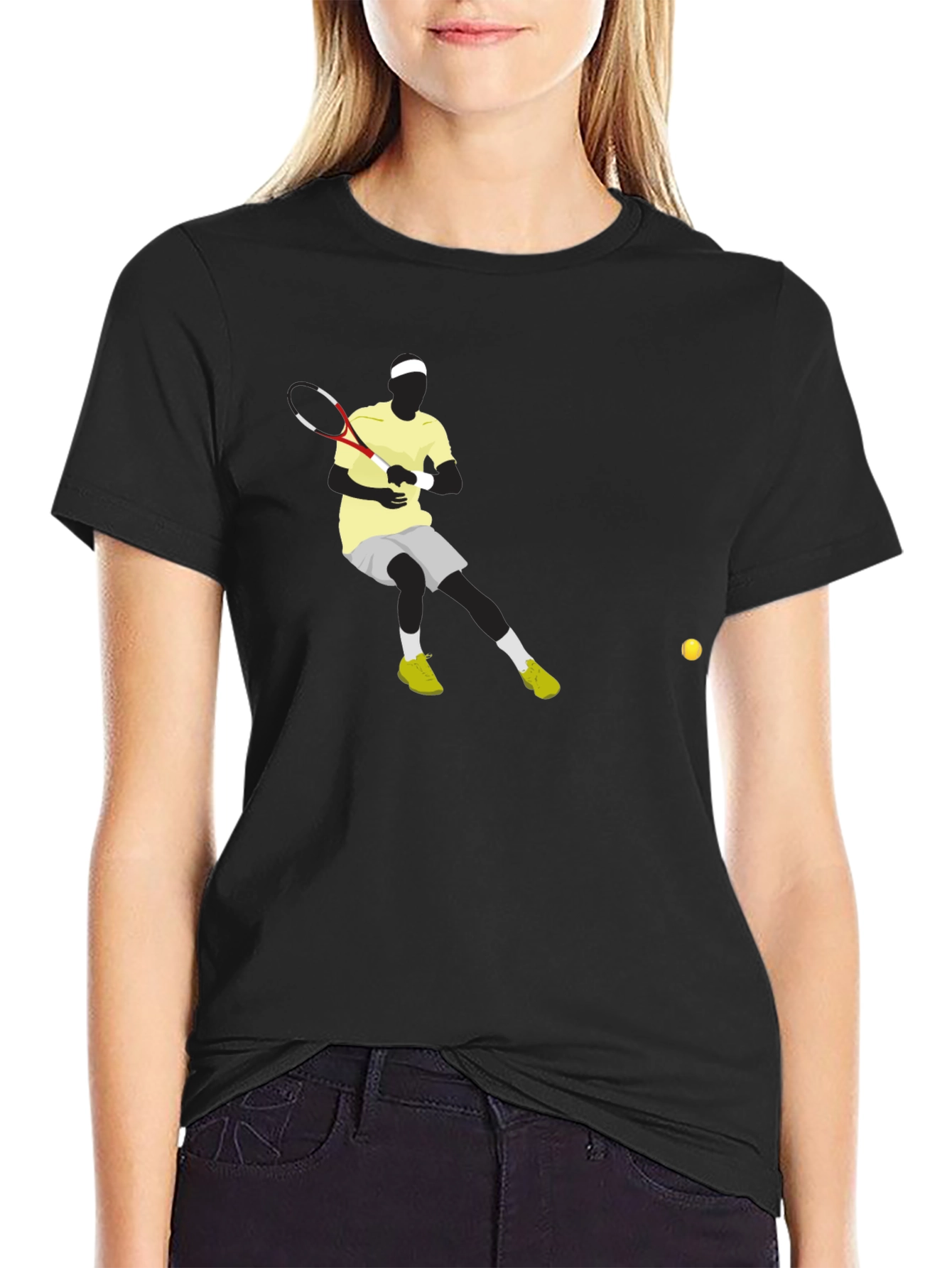Tennis Player Graphic Tee