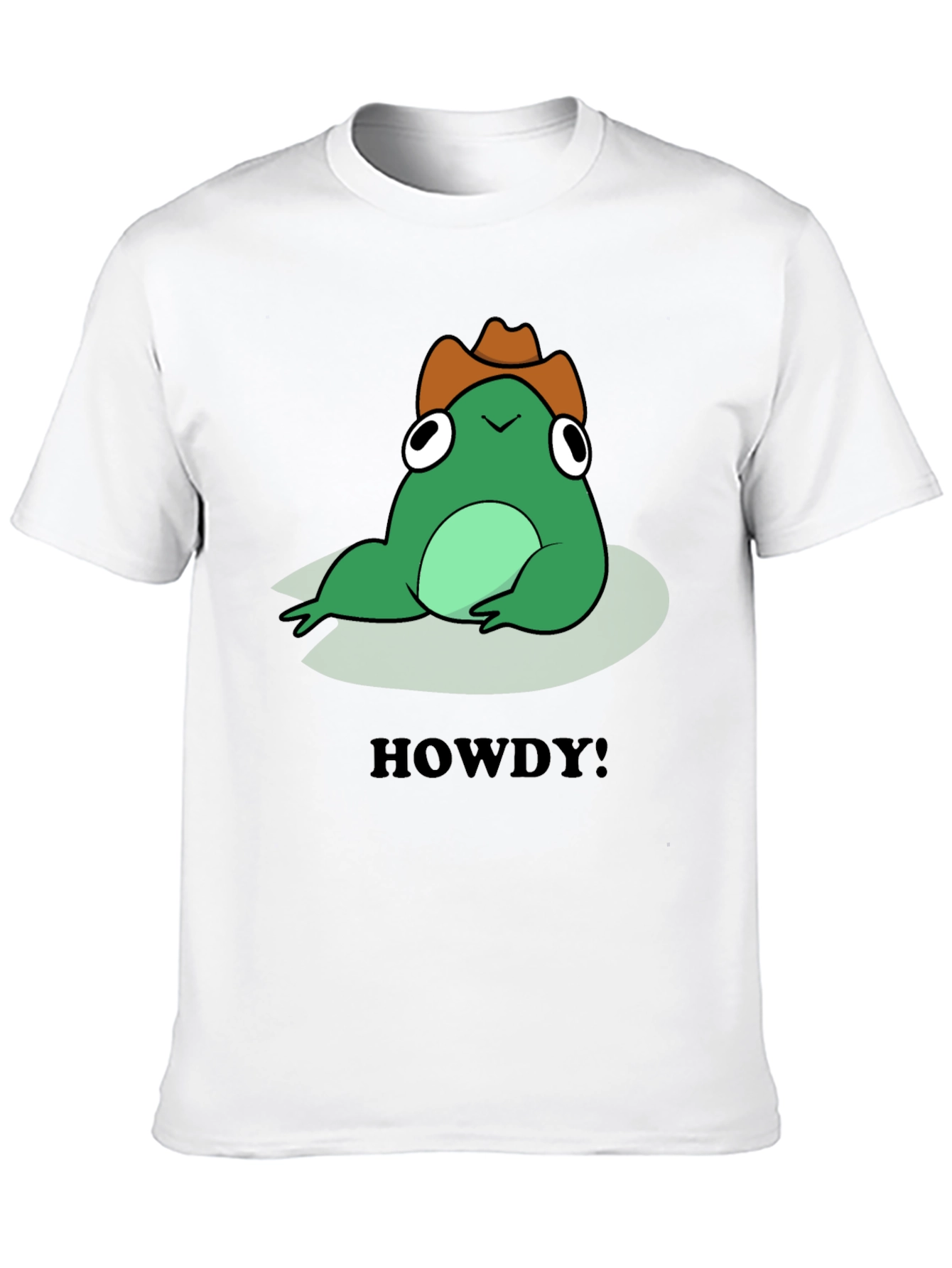 Frog Howdy Cowboy T-Shirt - Western Style Tee