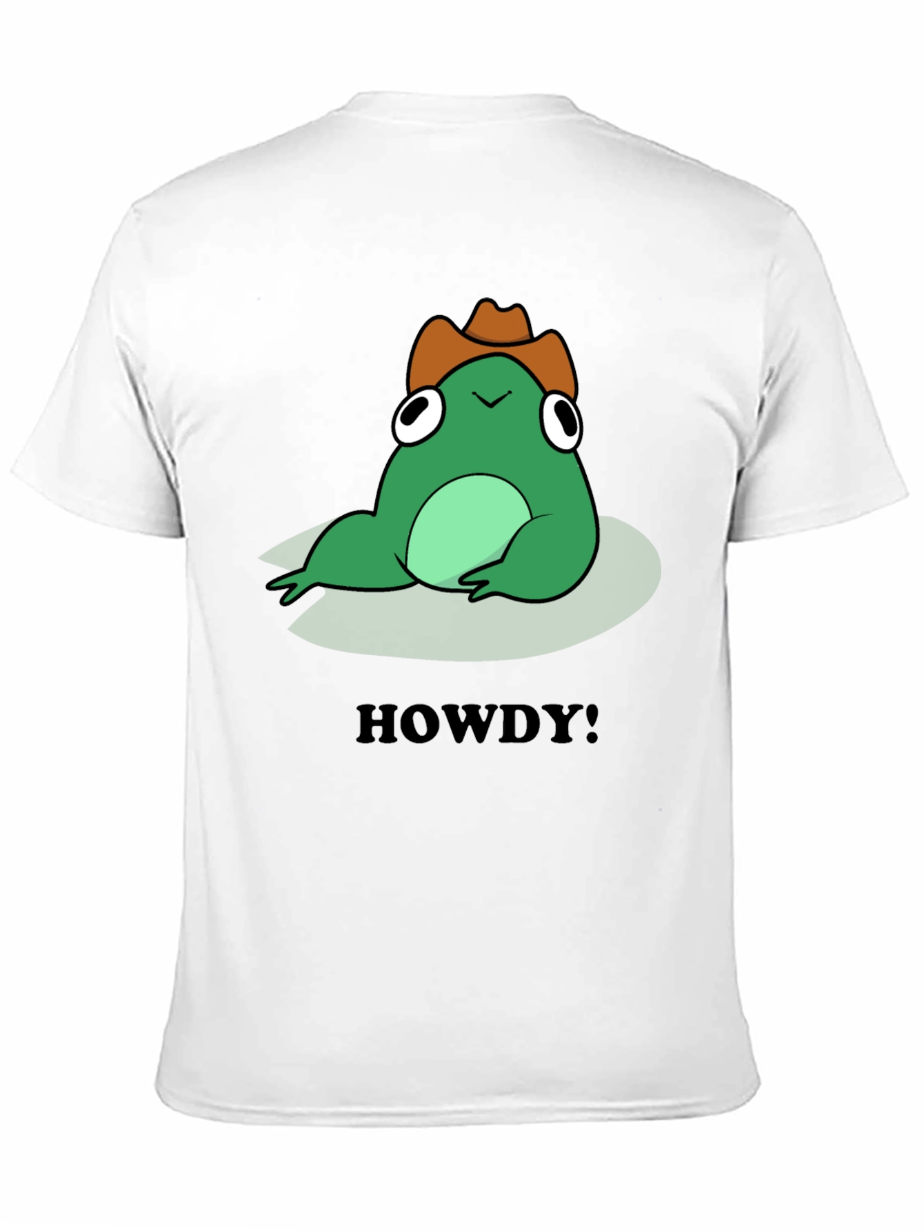Frog Howdy Cowboy T-Shirt - Western Style Tee