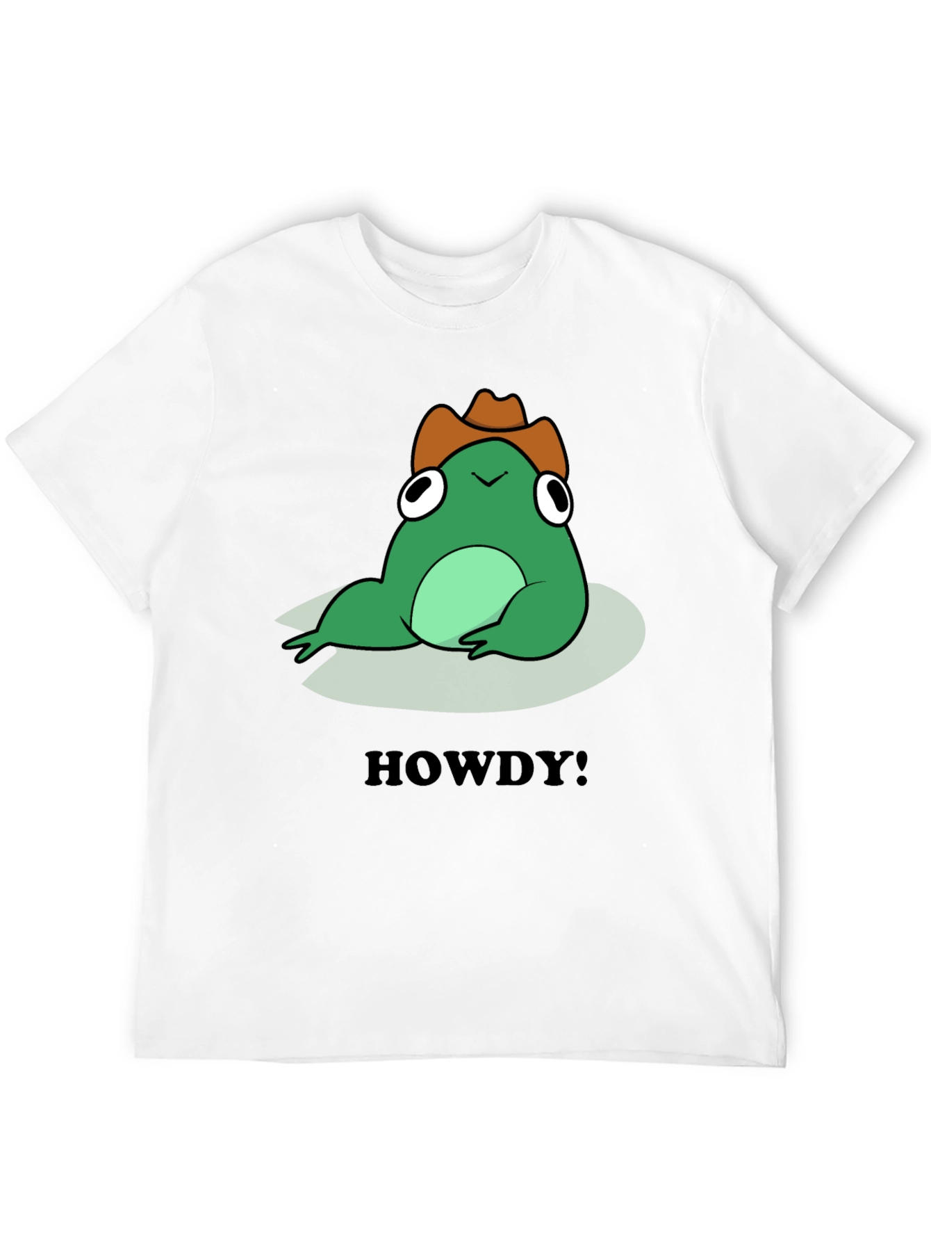 Frog Howdy Cowboy T-Shirt - Western Style Tee
