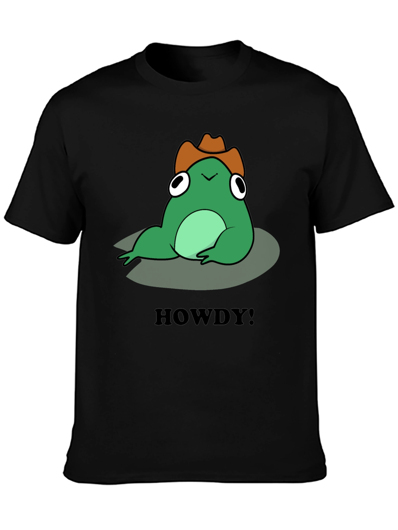 Frog Howdy Cowboy T-Shirt - Western Style Tee