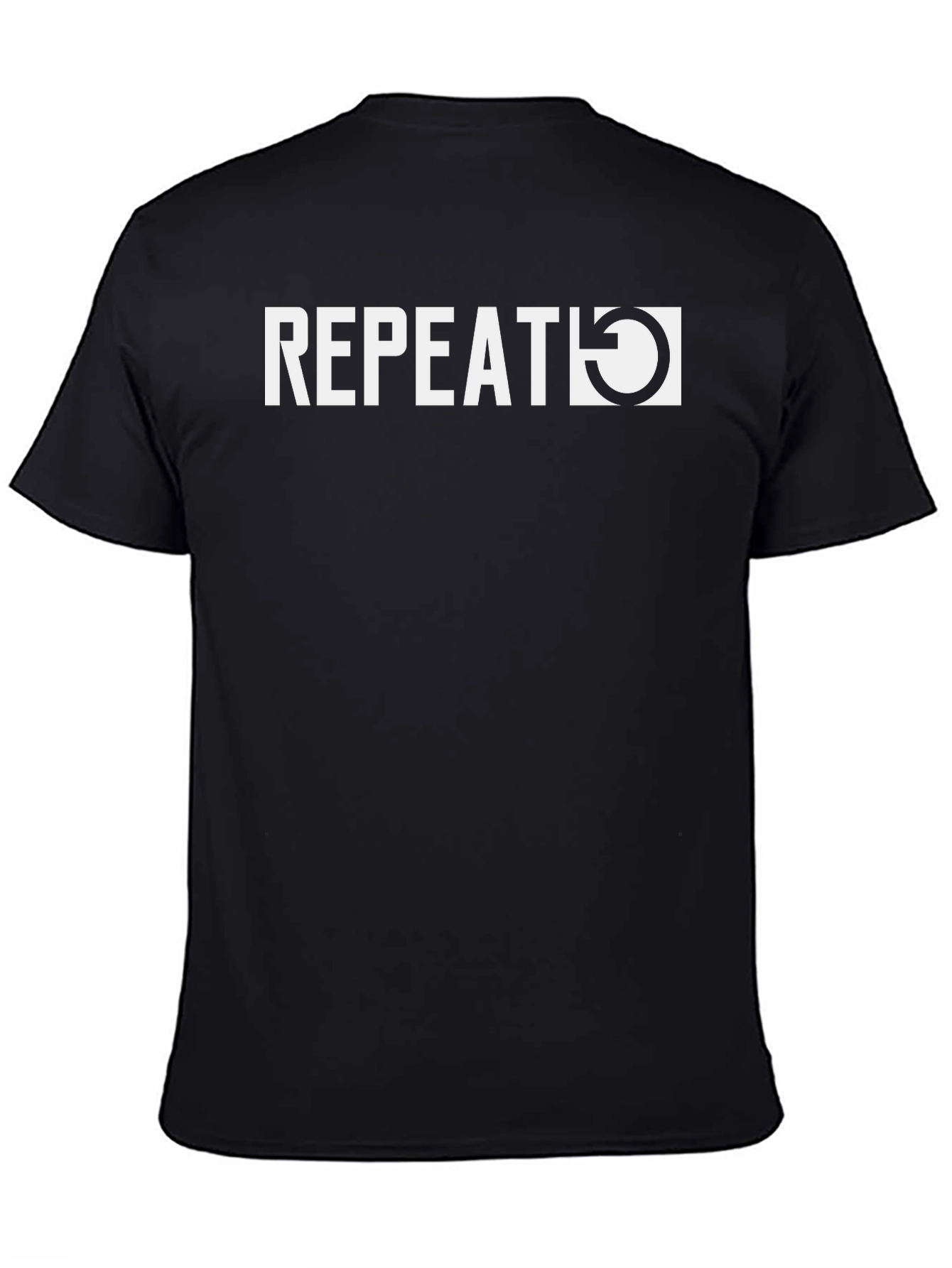 Repeat Arrow Graphic T-Shirt - Black