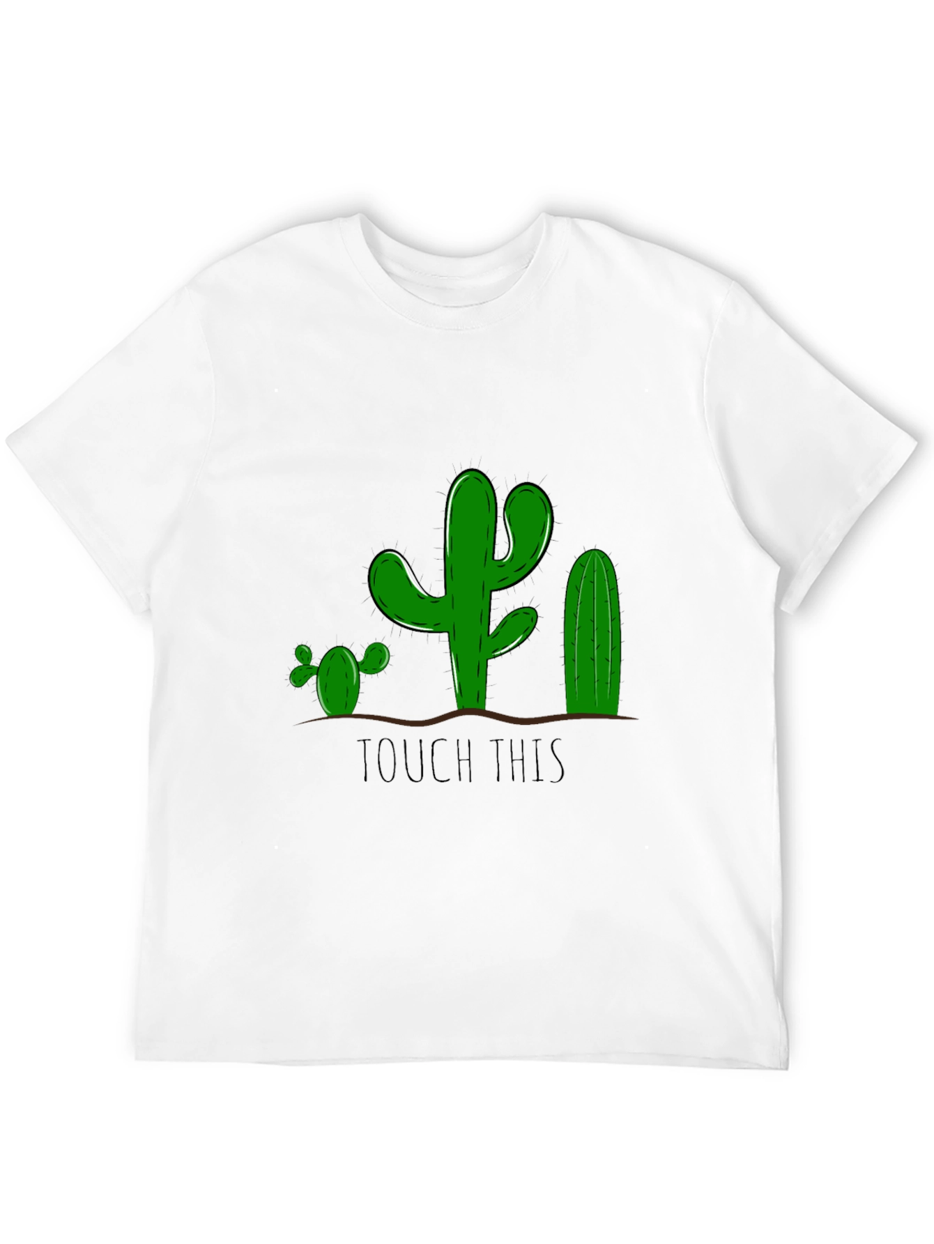 Cactus Graphic Tee - Funny Touch This Design