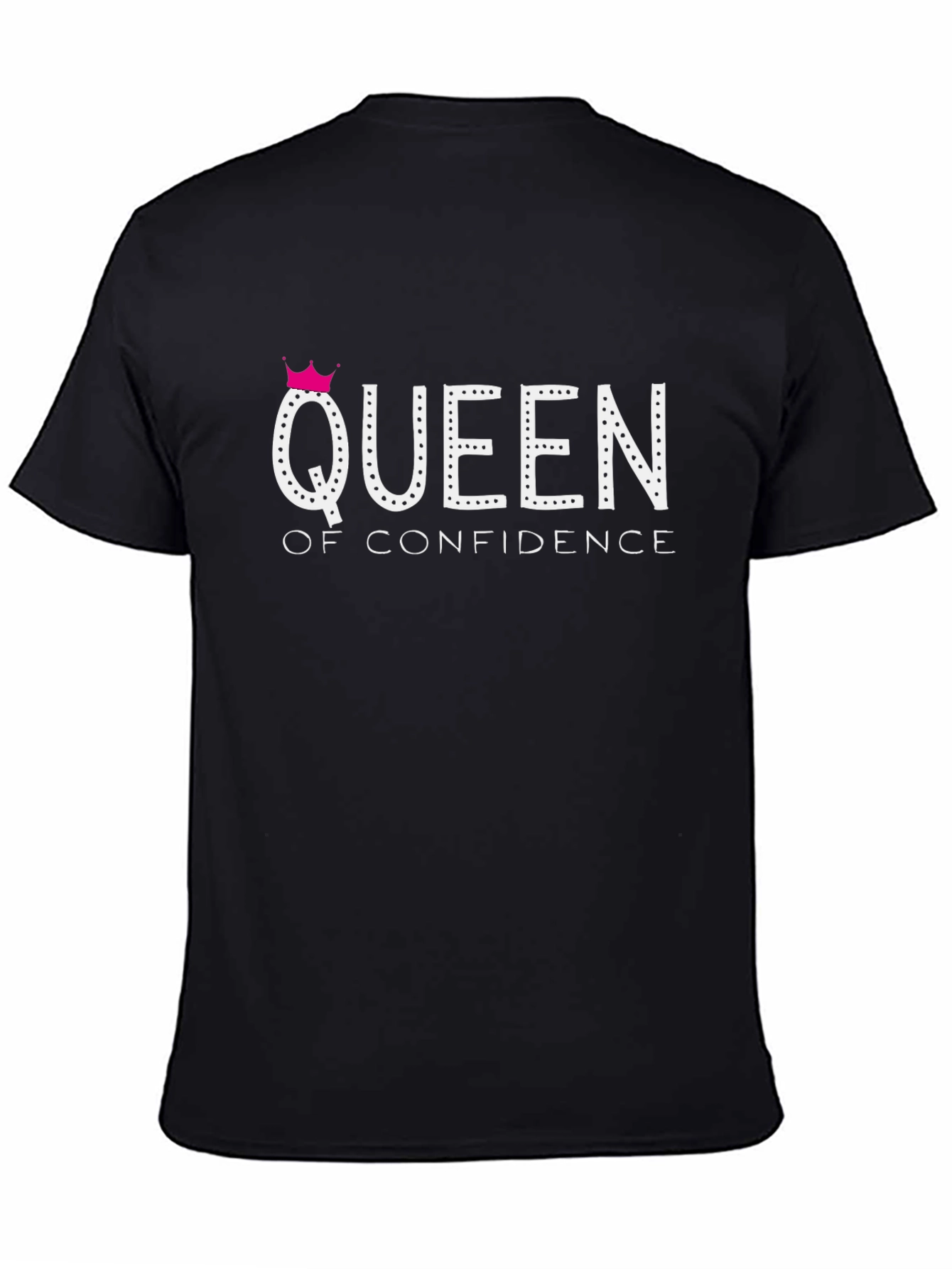 Queen of Confidence Graphic Tee - Black
