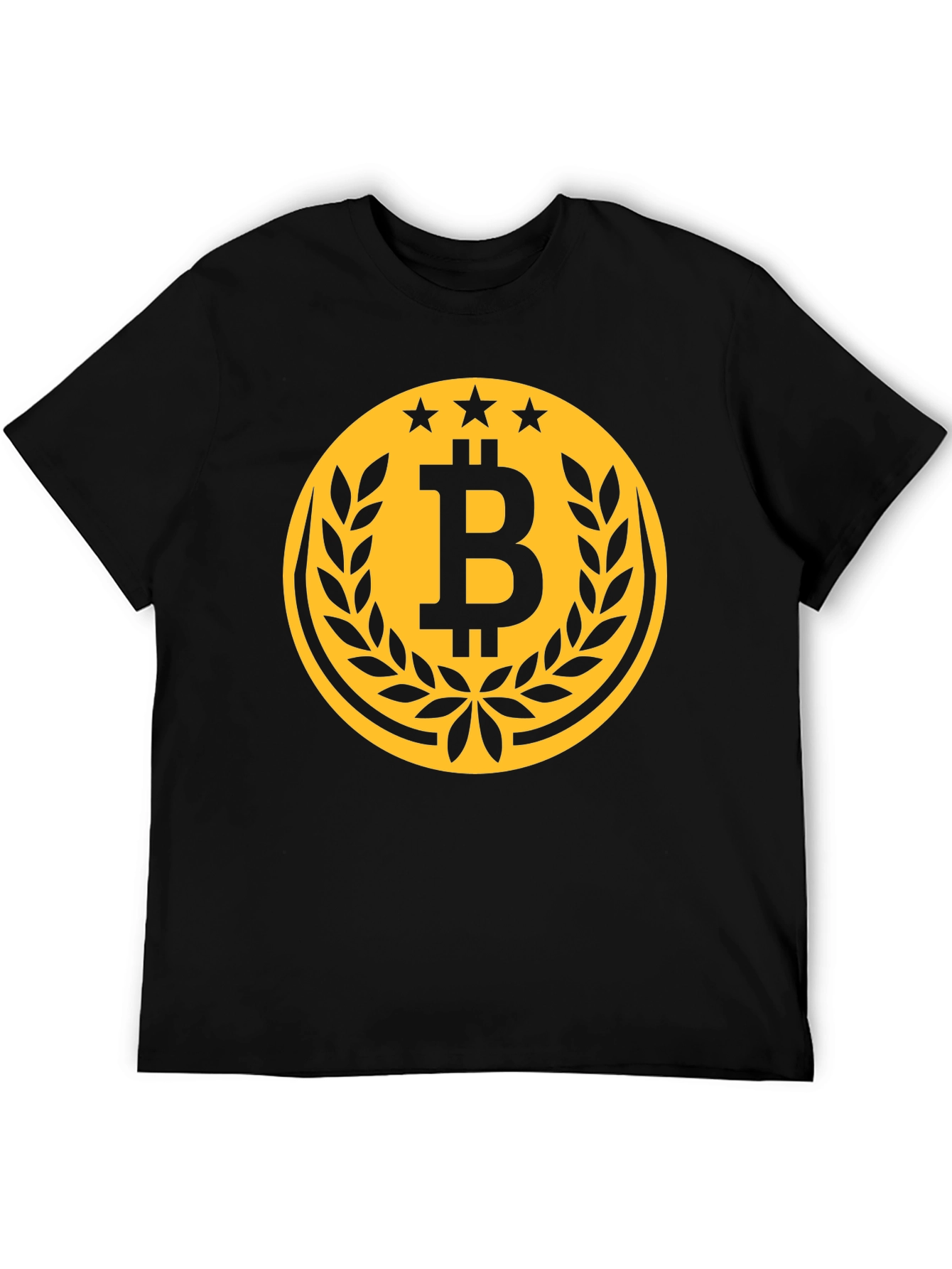 Bitcoin Logo Graphic Tee - Crypto Currency Shirt