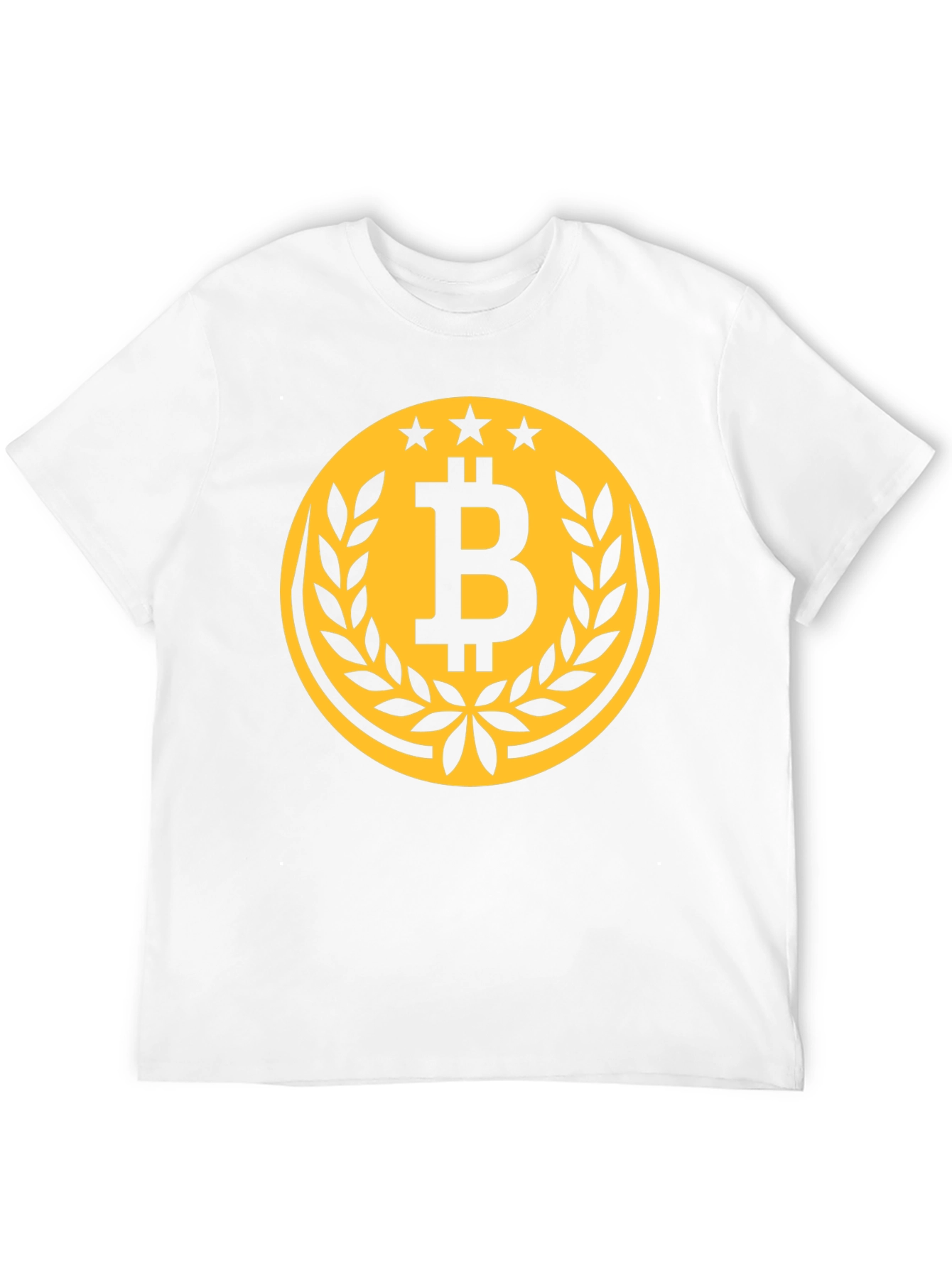 Bitcoin Logo Graphic Tee - Crypto Currency Shirt