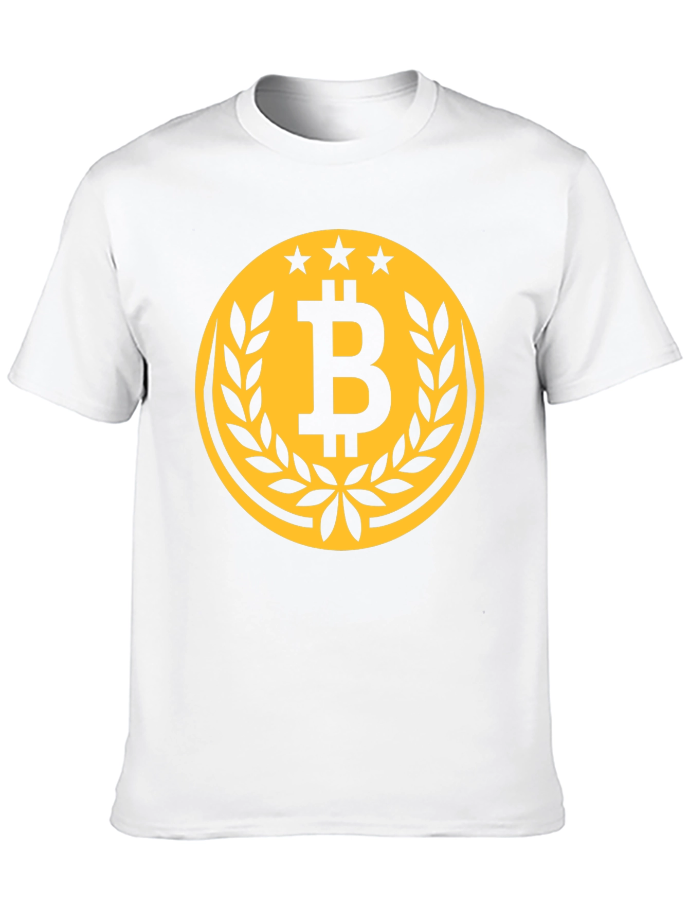 Bitcoin Logo Graphic Tee - Crypto Currency Shirt