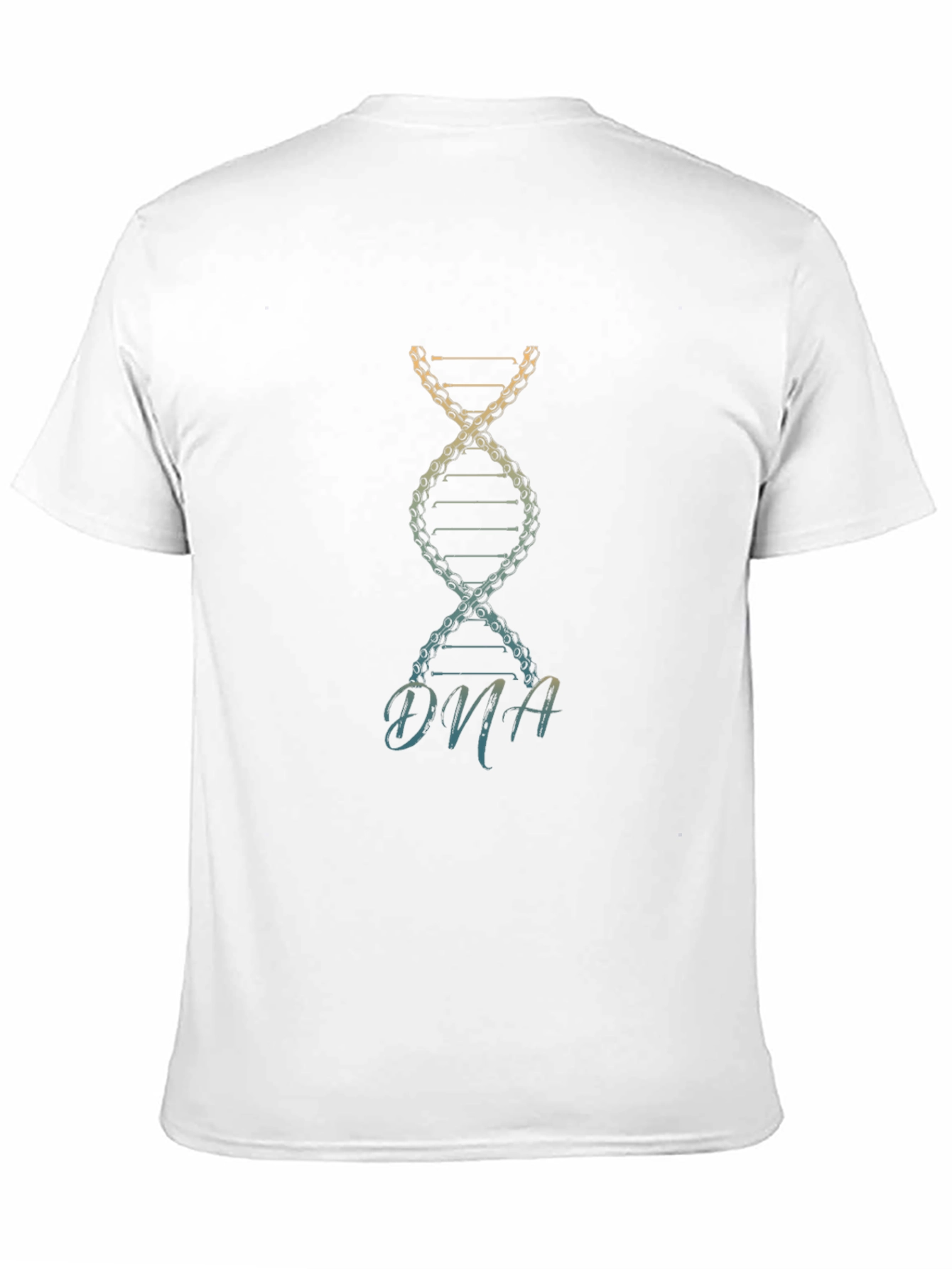 DNA Chain Graphic Black T-Shirt