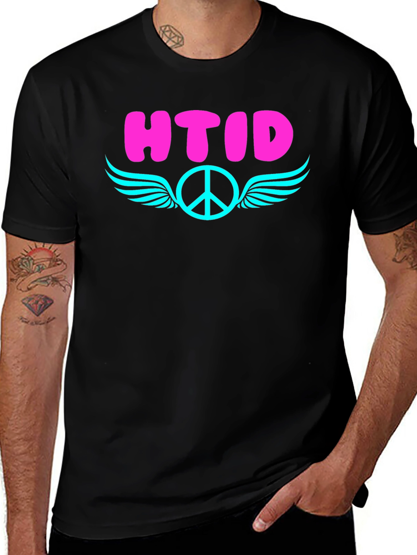 HTID Peace Sign Graphic Tee