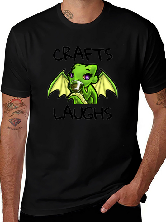Crafts Laughs Dragon Graphic T-Shirt