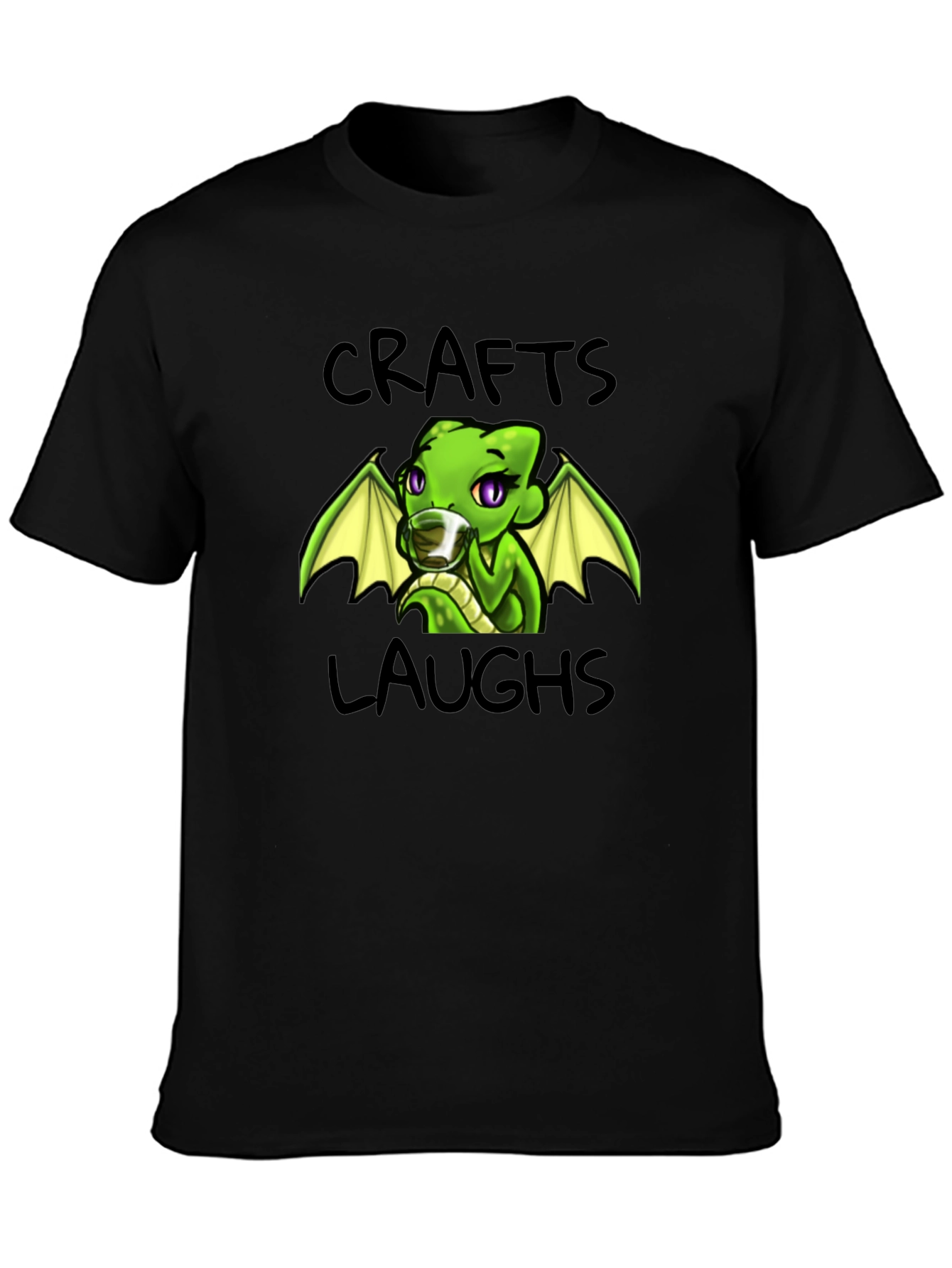 Crafts Laughs Dragon Graphic T-Shirt