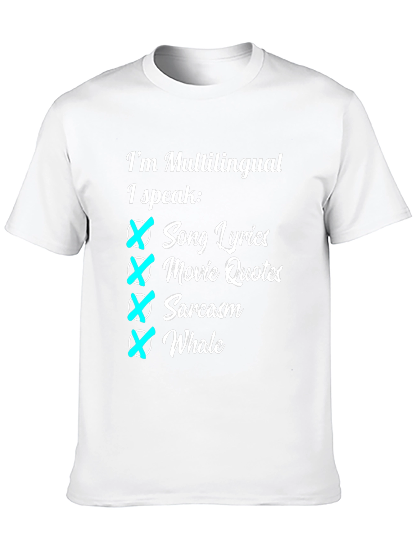 Multilingual Funny Novelty T-Shirt