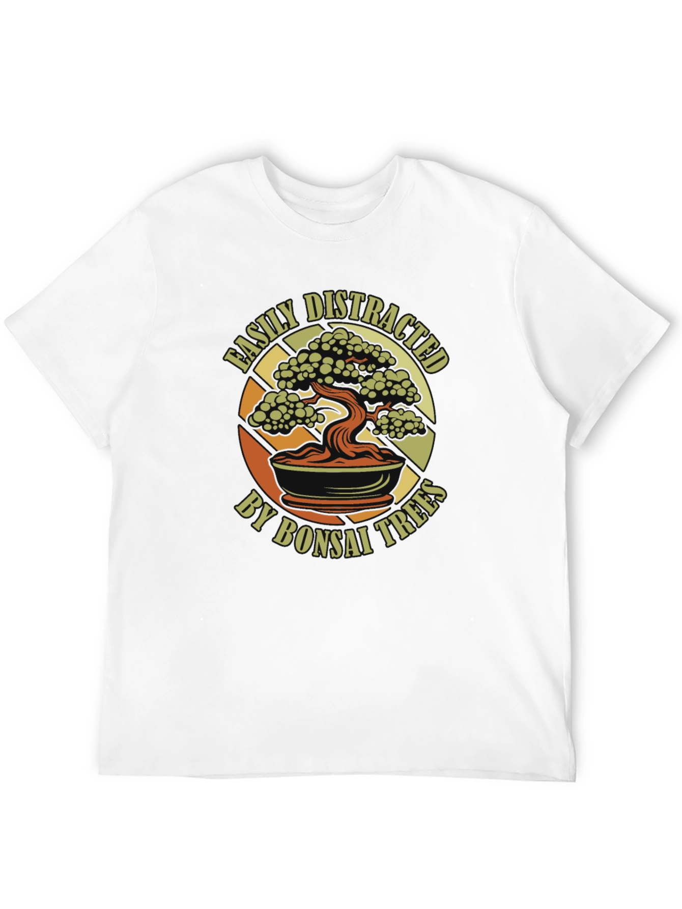 Easily Distracted by Bonsai Trees Graphic T-Shirt