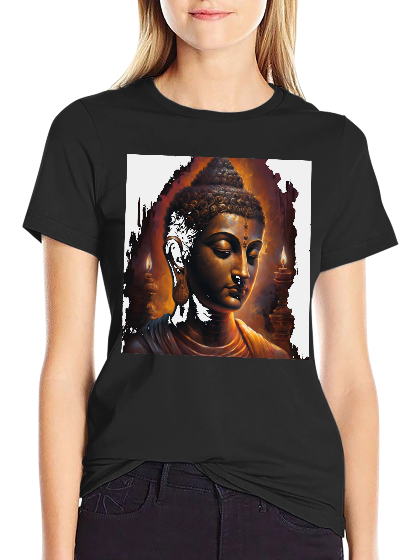 Buddha Graphic Tee - Spiritual Art T-Shirt