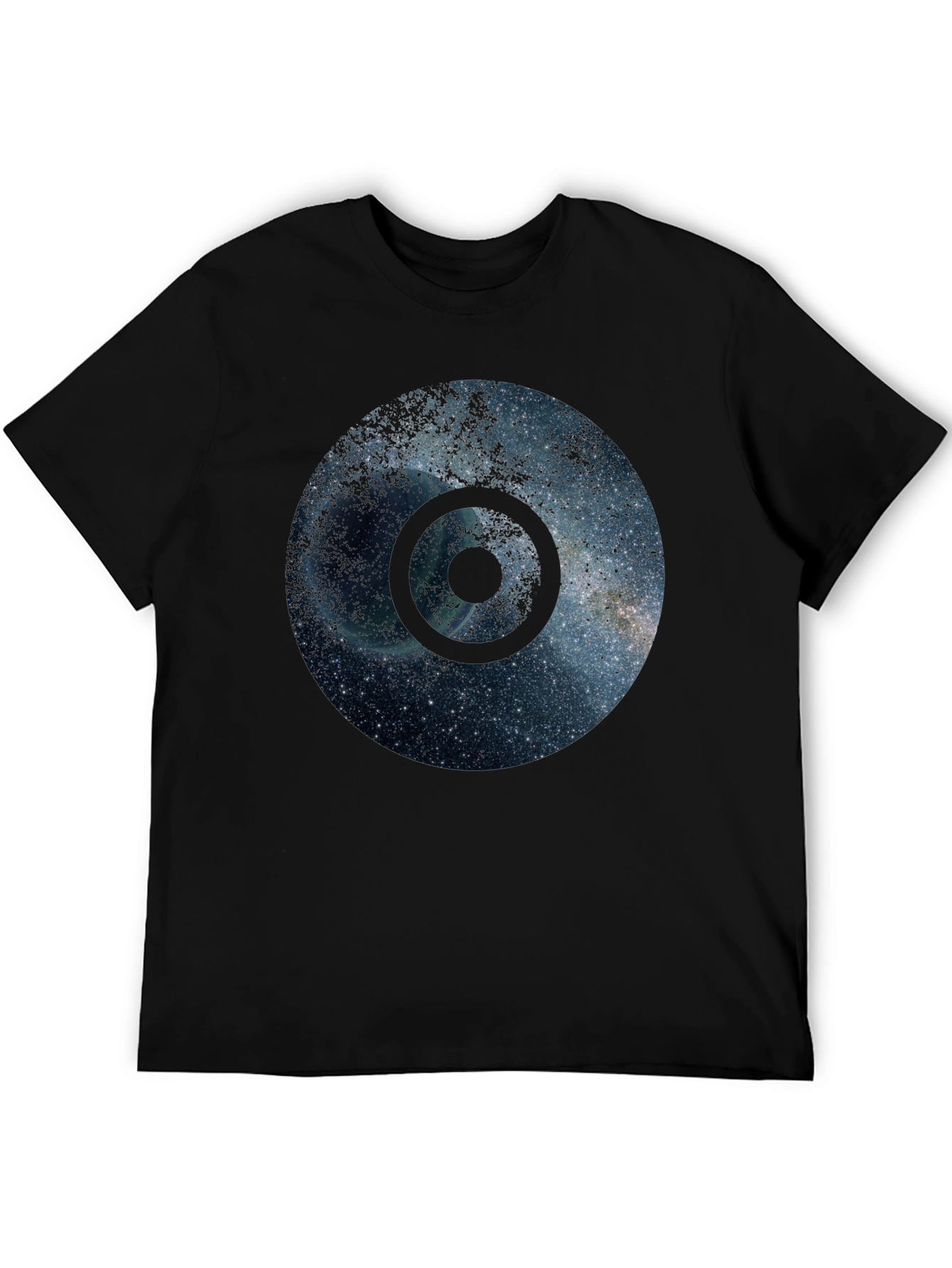Galaxy Circle Black T-Shirt