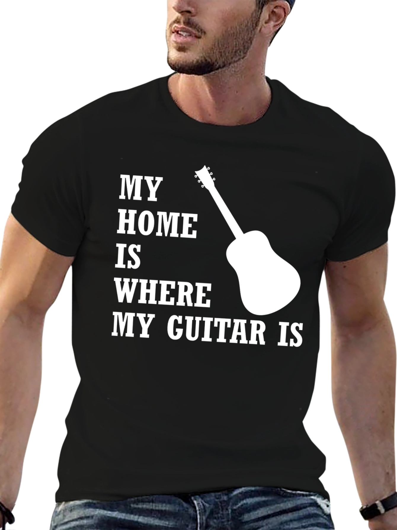 My Home Is Where My Guitar Is T-Shirt