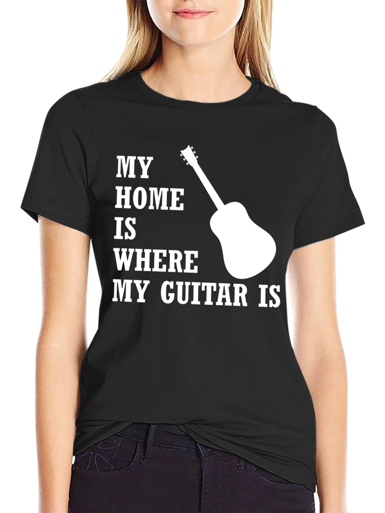 My Home Is Where My Guitar Is T-Shirt
