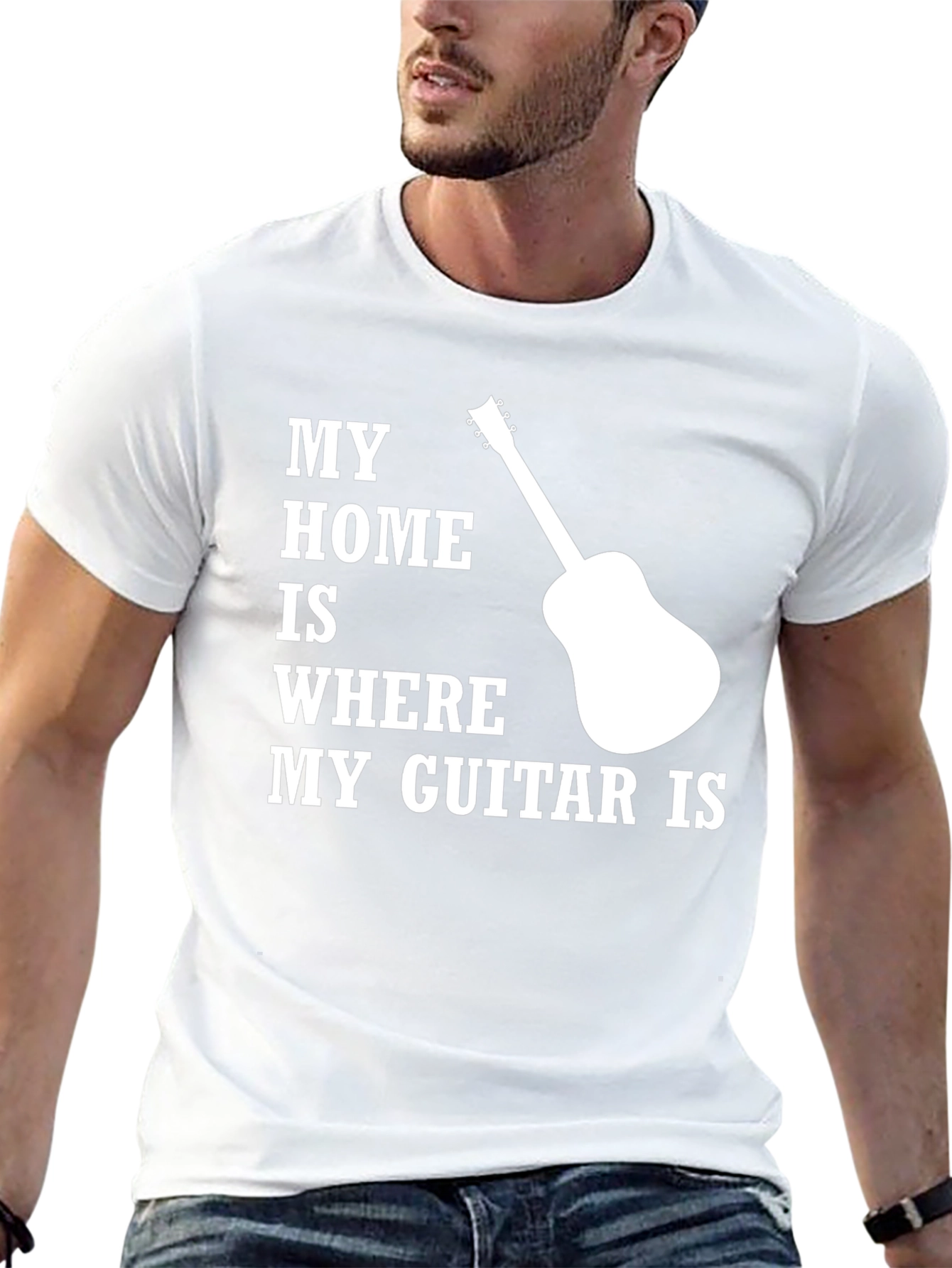 My Home Is Where My Guitar Is T-Shirt
