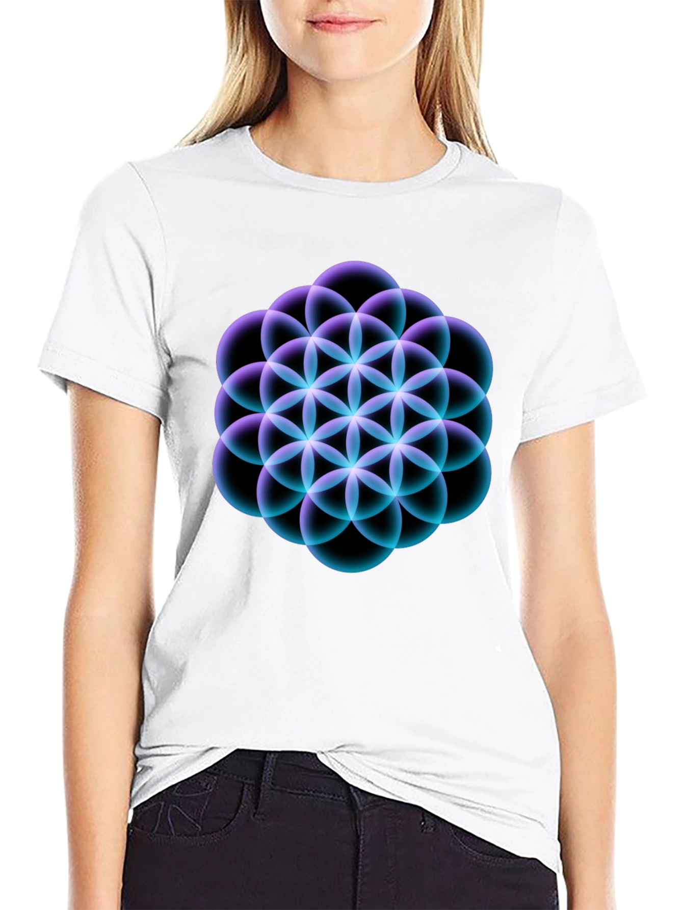 Flower of Life Graphic T-Shirt