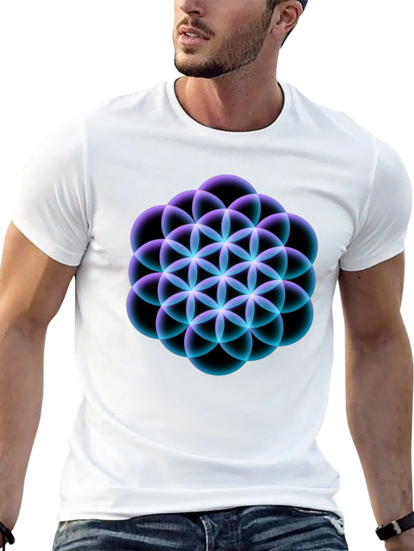Flower of Life Graphic T-Shirt