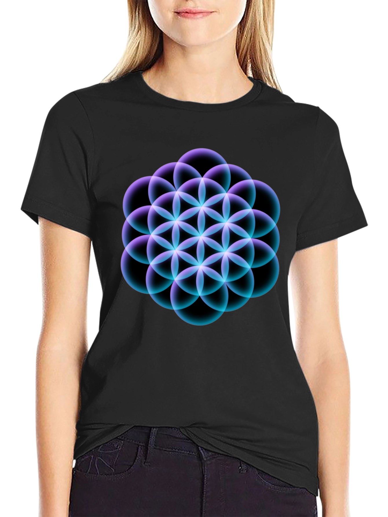 Flower of Life Graphic T-Shirt