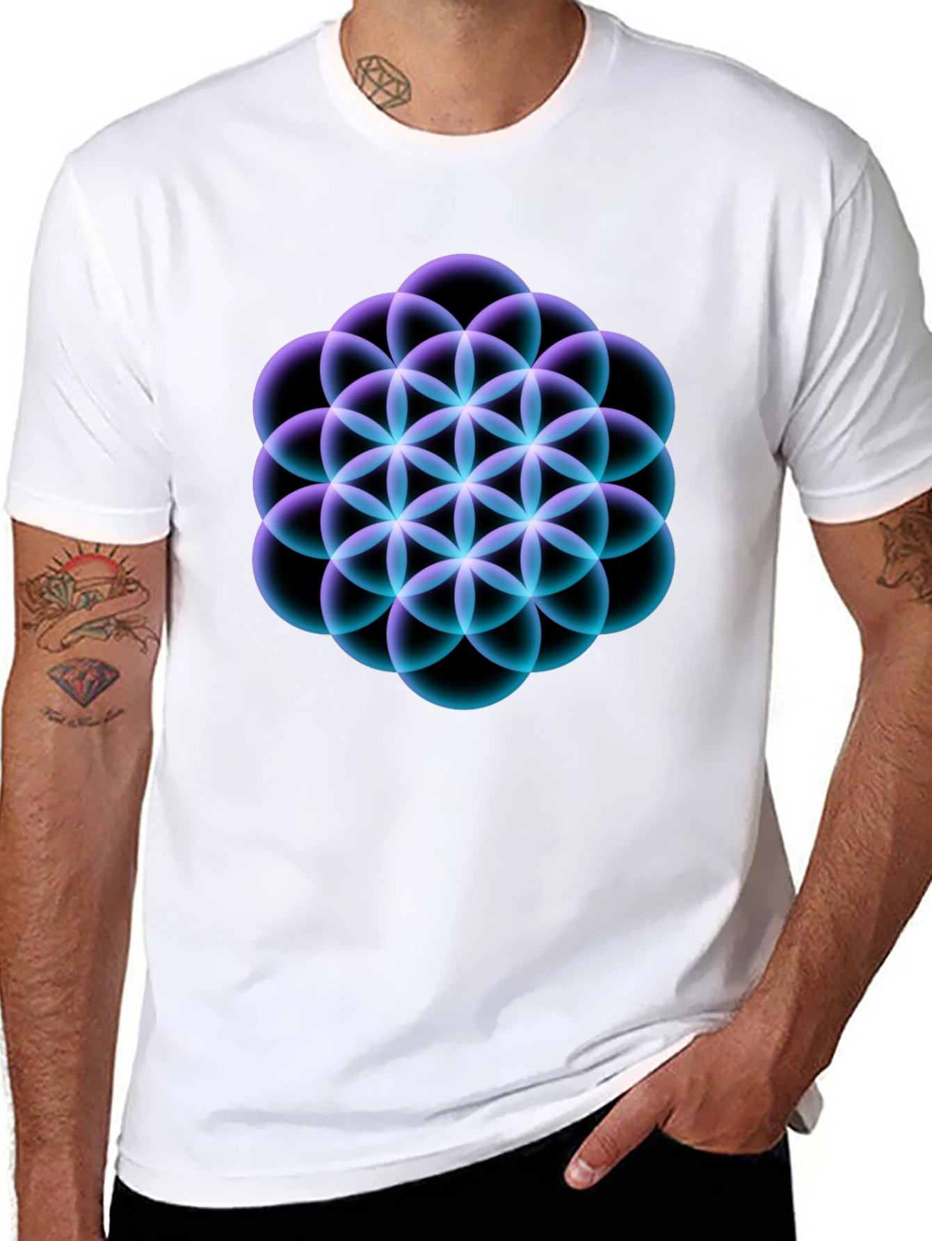 Flower of Life Graphic T-Shirt