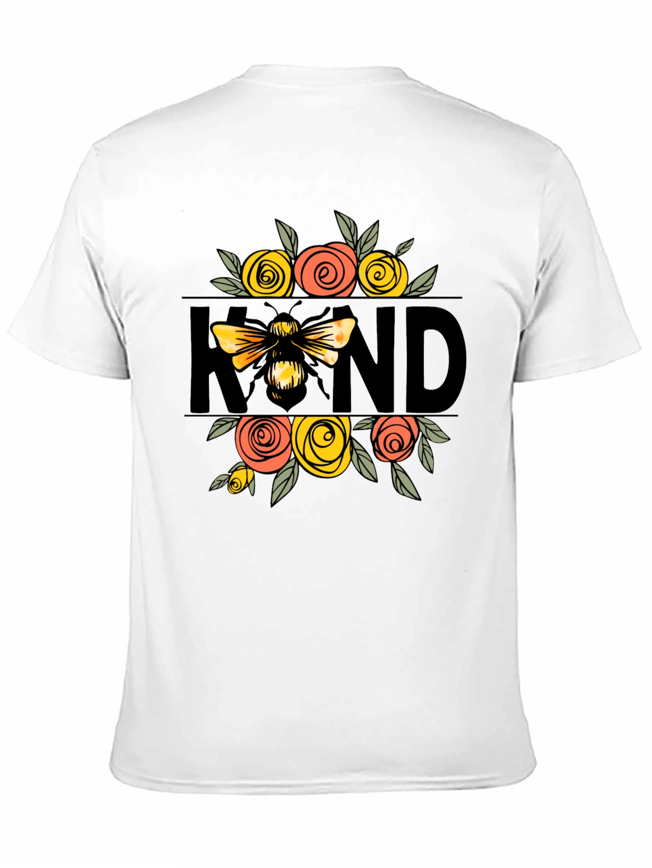 Bee Kind Floral Graphic T-Shirt