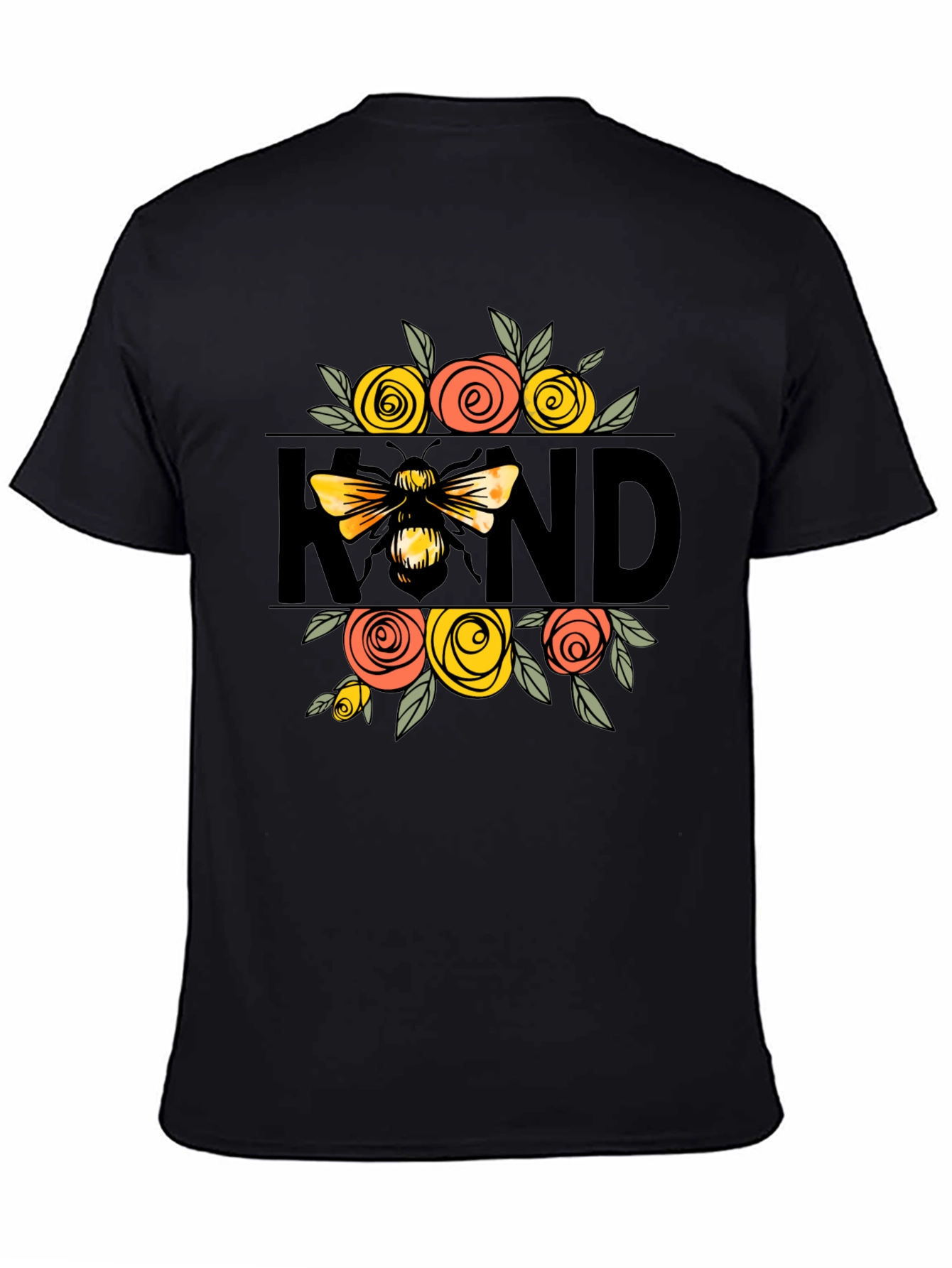 Bee Kind Floral Graphic T-Shirt