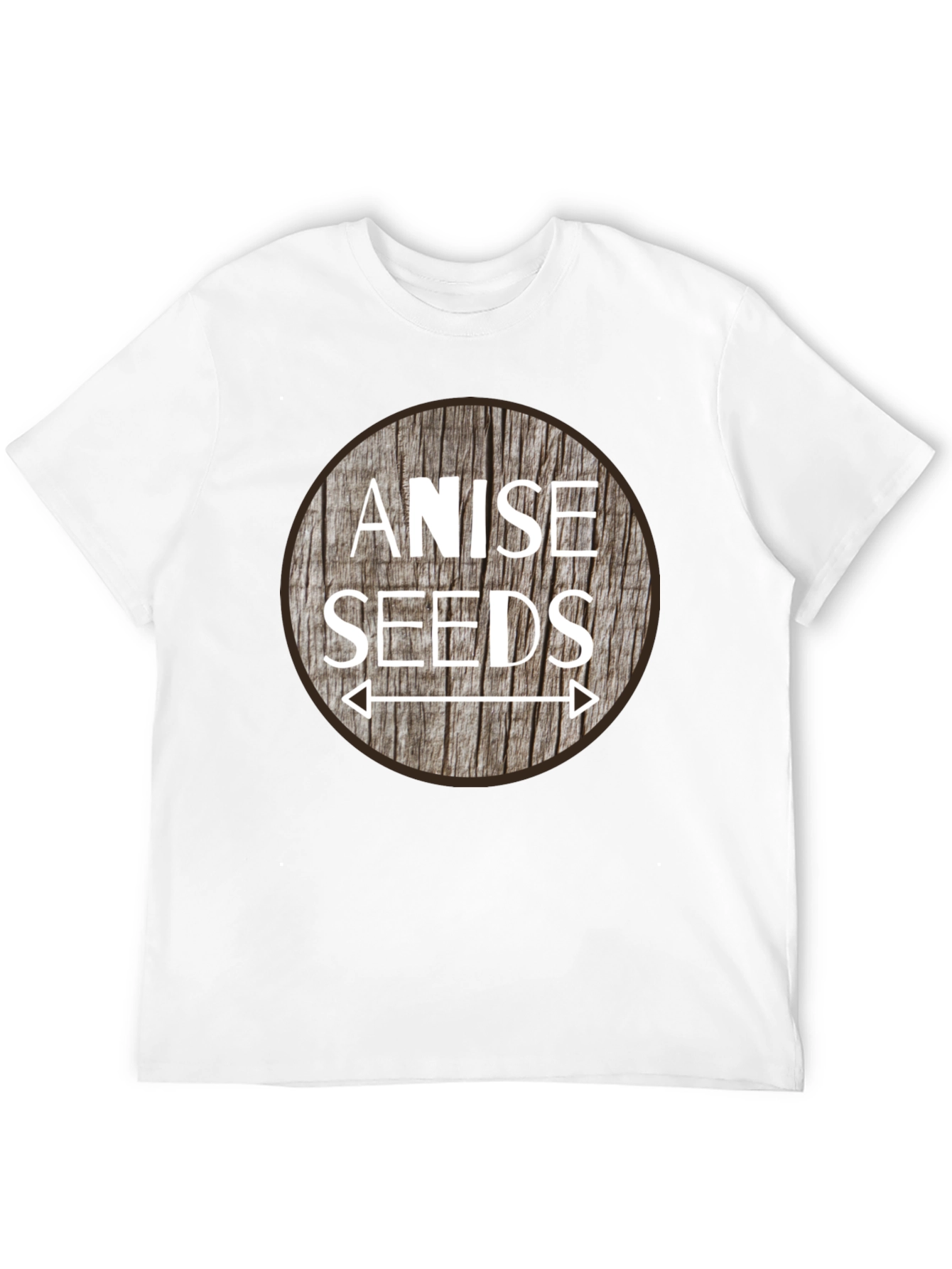 Anise Seeds Graphic Tee - Black Cotton T-Shirt