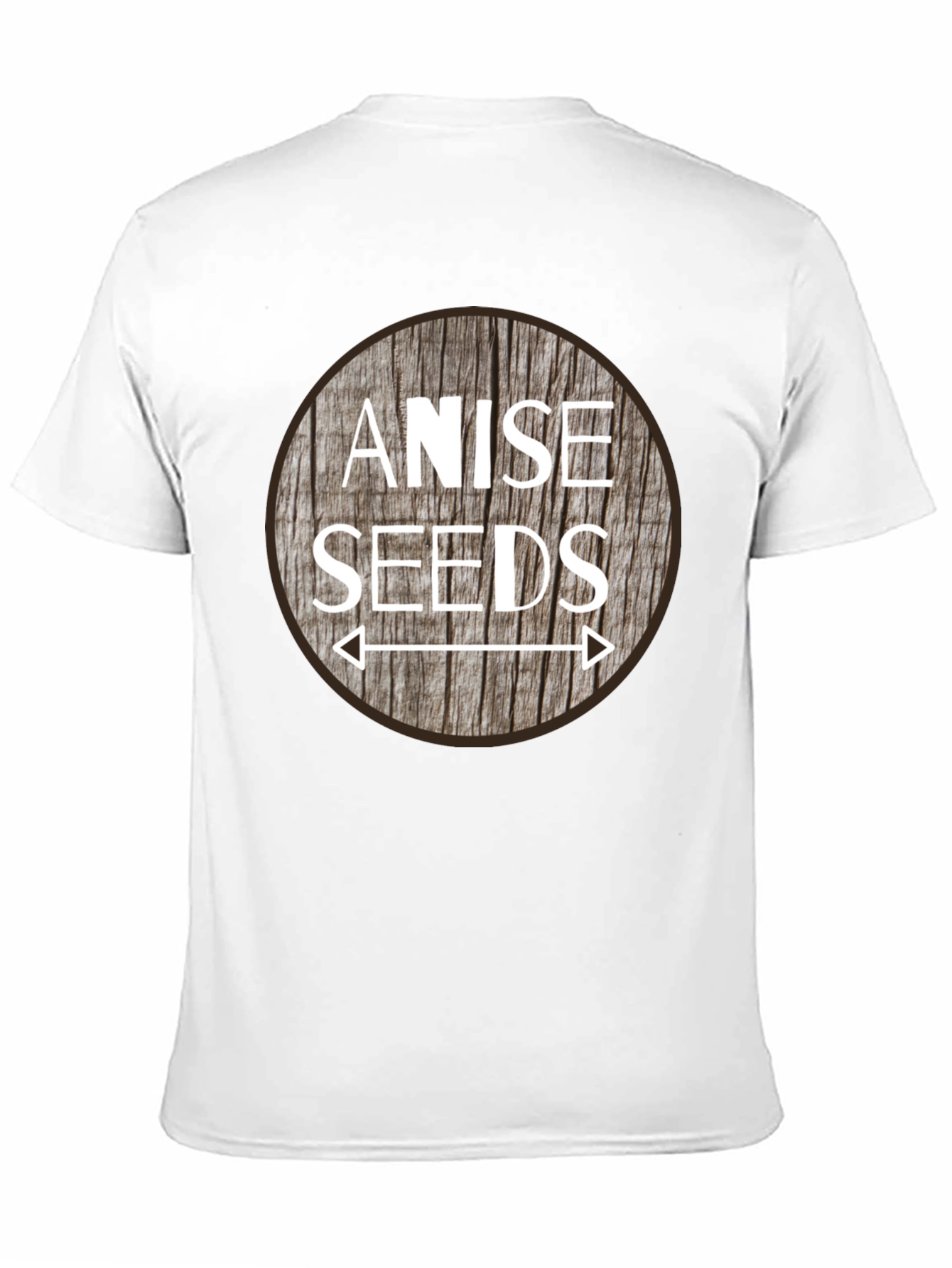Anise Seeds Graphic Tee - Black Cotton T-Shirt
