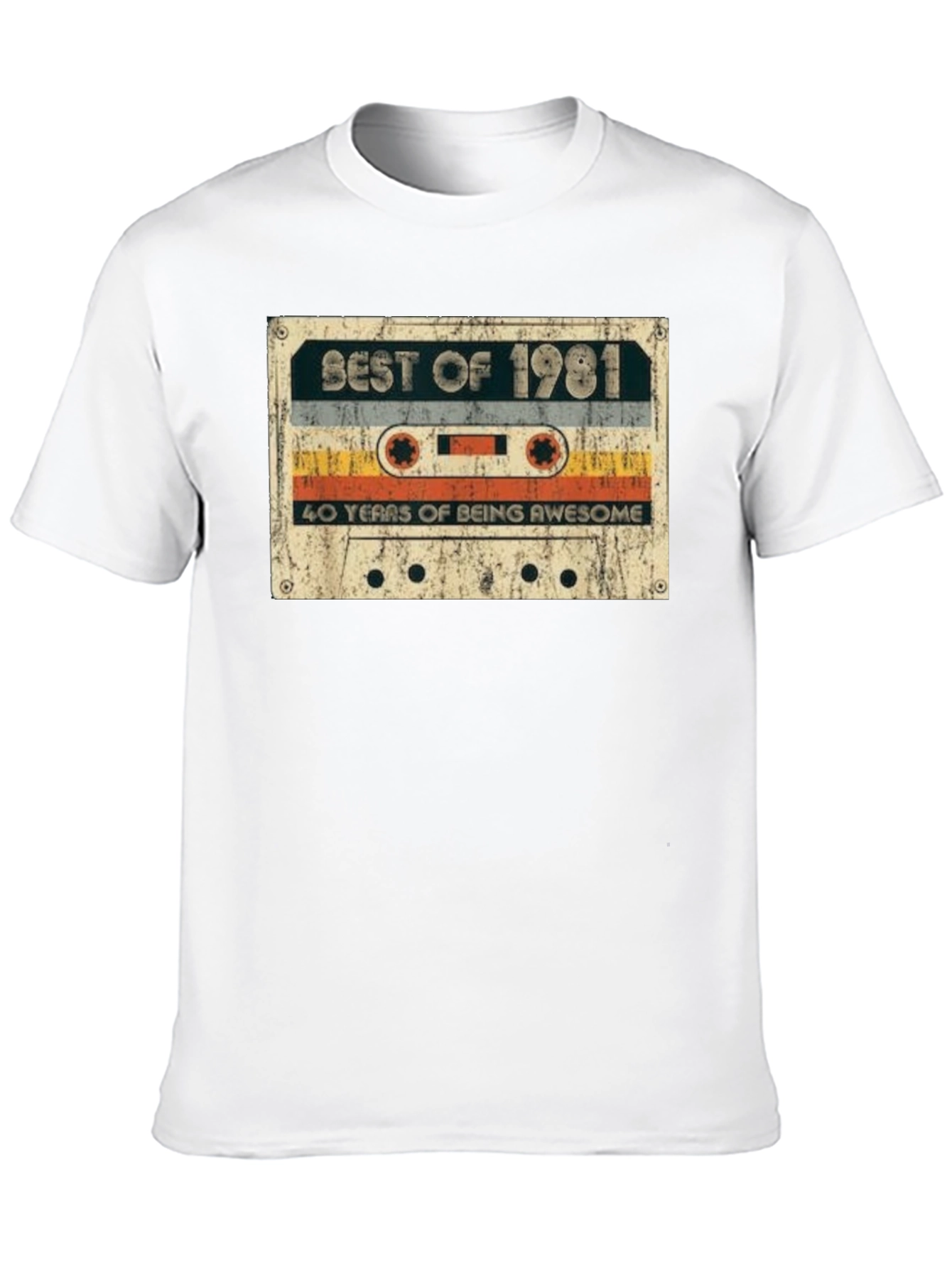 Best of 1981 Cassette Tape Graphic T-Shirt