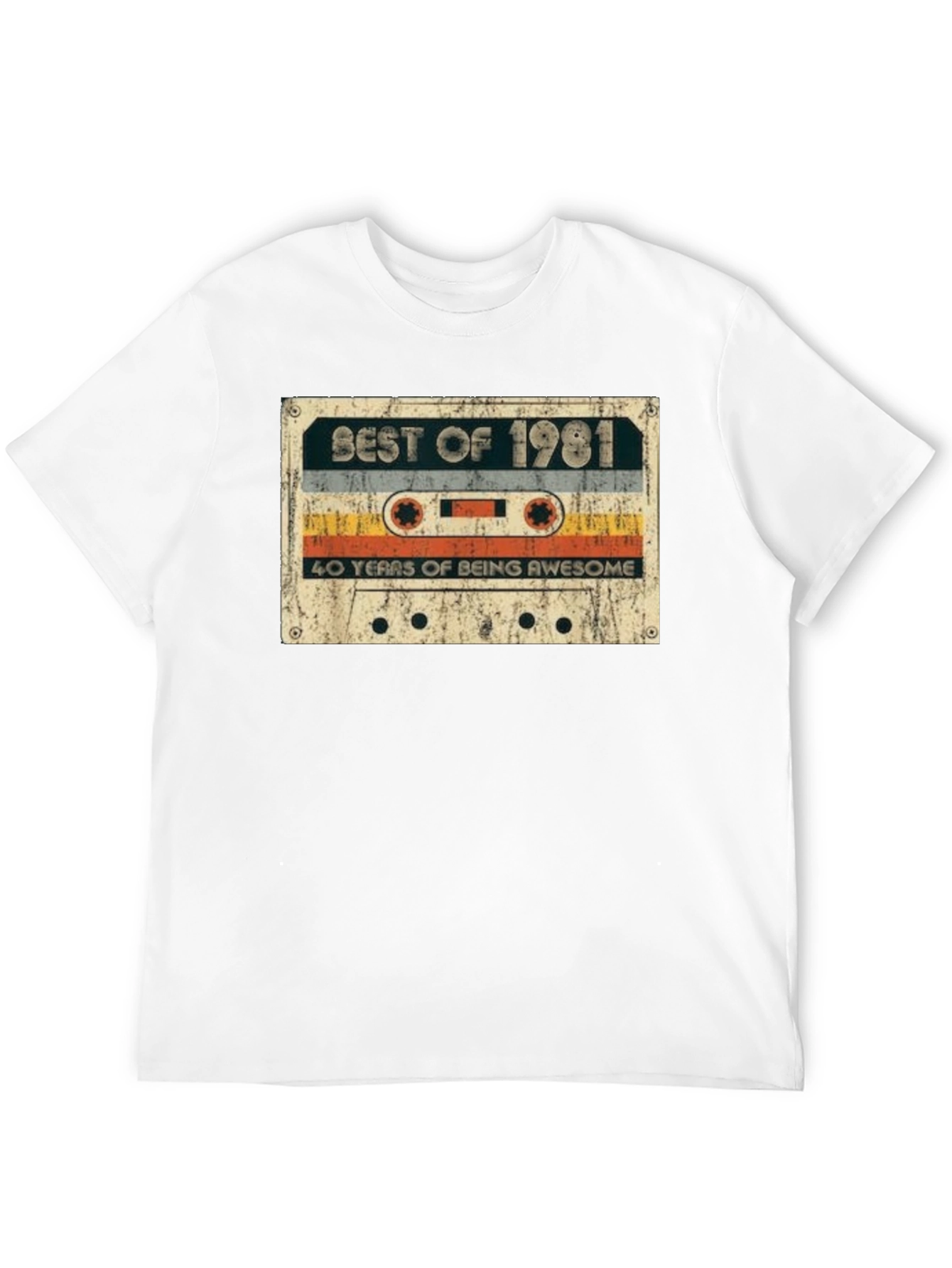 Best of 1981 Cassette Tape Graphic T-Shirt